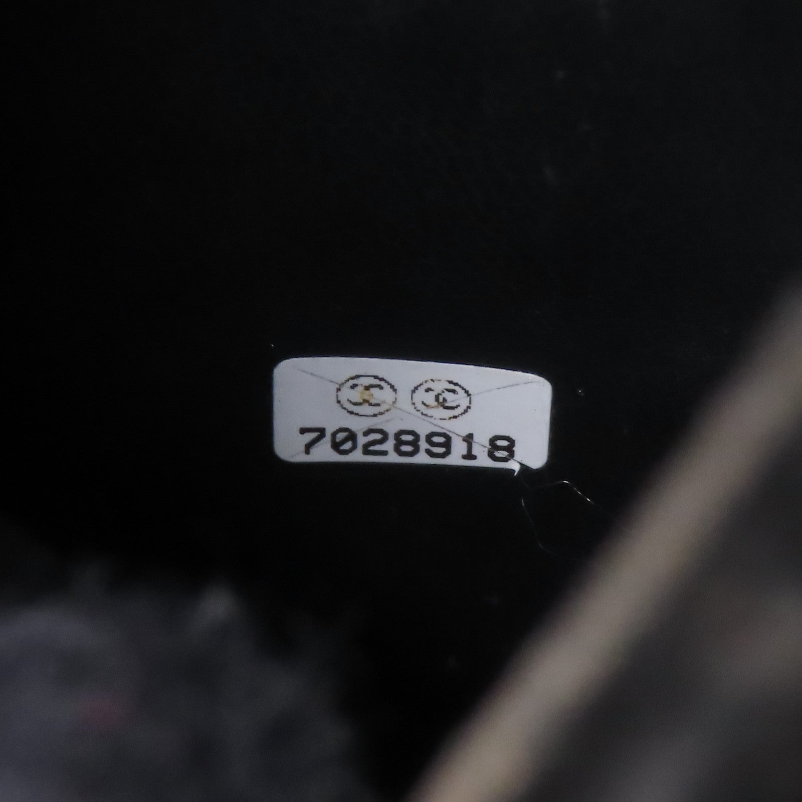 CHANEL CC GHW Vintage Vanity Handbag Calfskin Leather Black