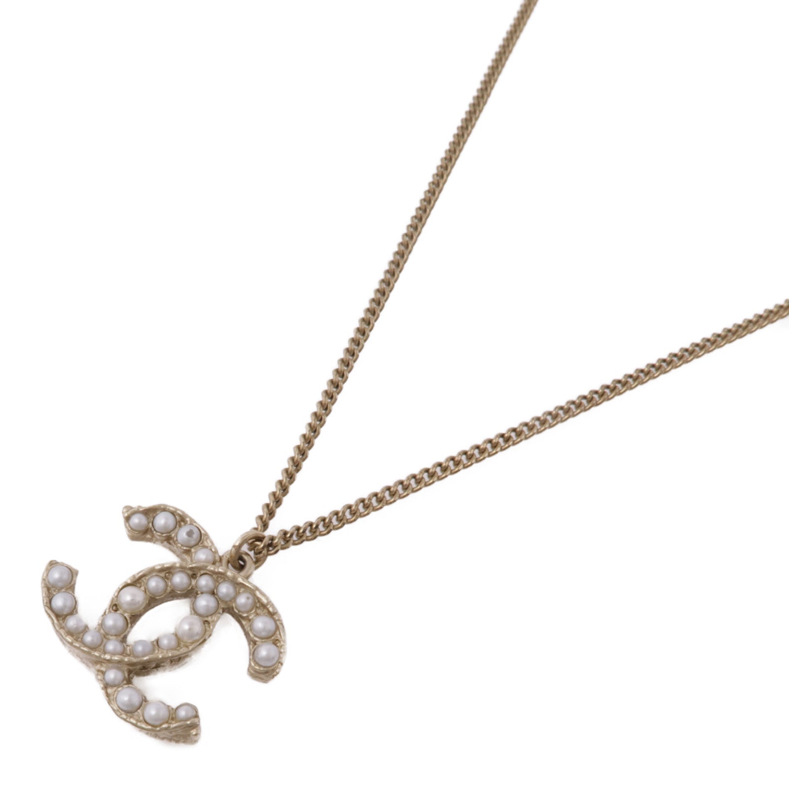 CHANEL 【激減優惠】金屬Necklace金扣項鍊