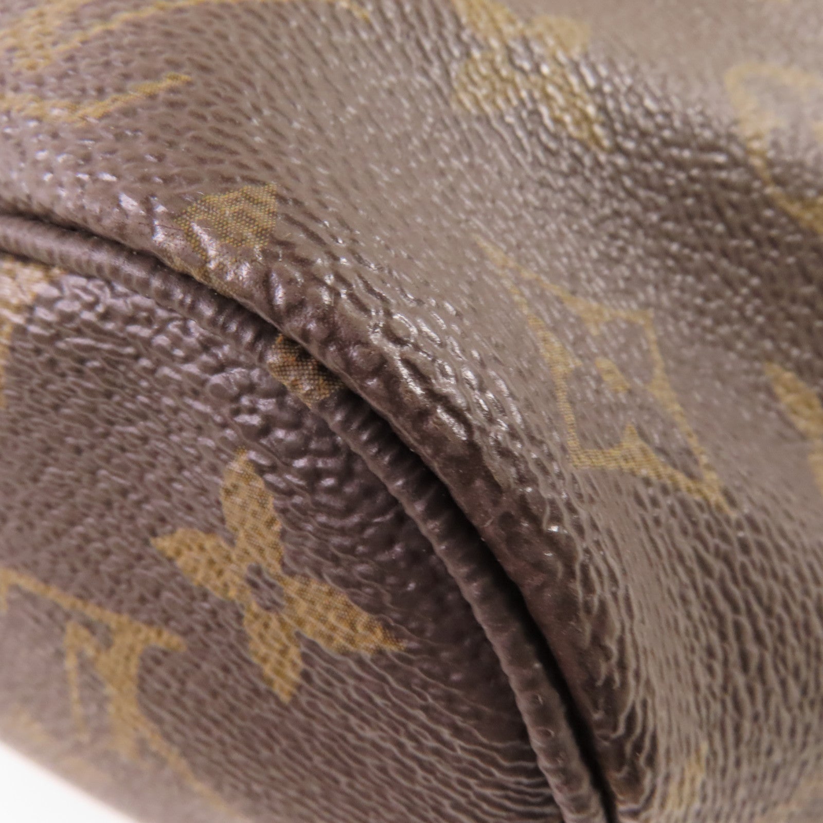 LOUIS VUITTON Monogram Neverfull MM Tote Bag金扣肩背袋啡色/酒紅色