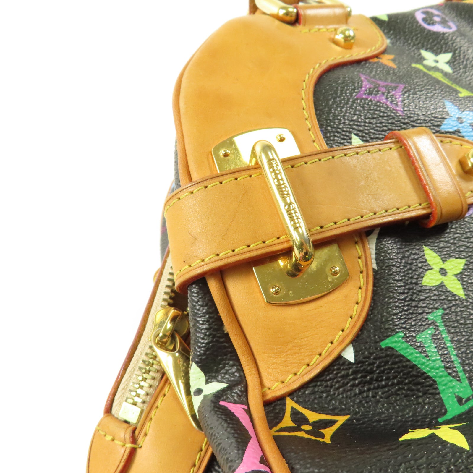 LOUIS VUITTON 【激減優惠】Monogram Multicolore Claudia金扣手挽袋