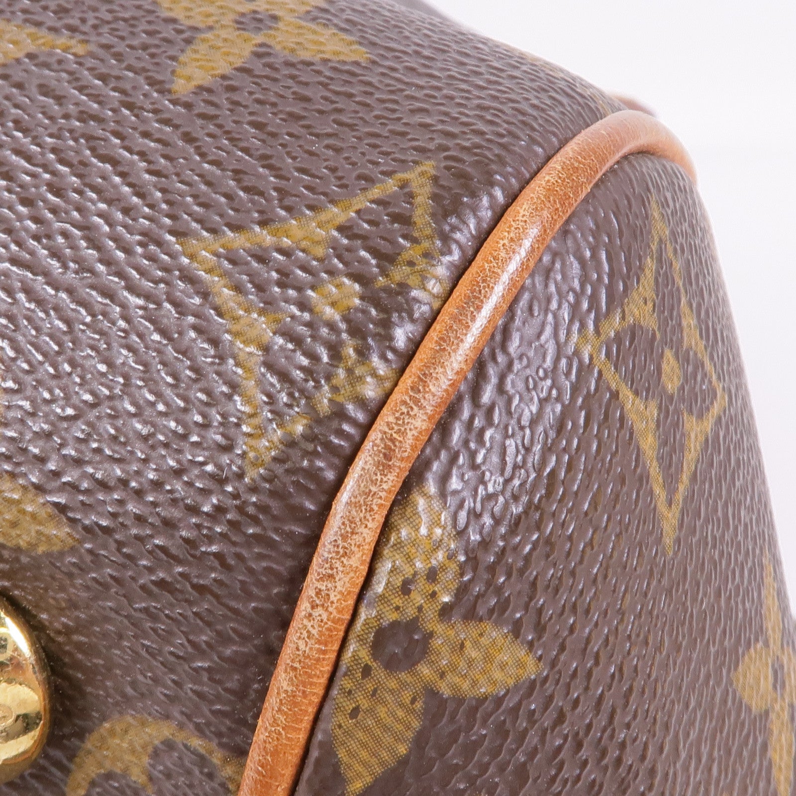 LOUIS VUITTON Monogram Tivoli GM金扣手挽袋