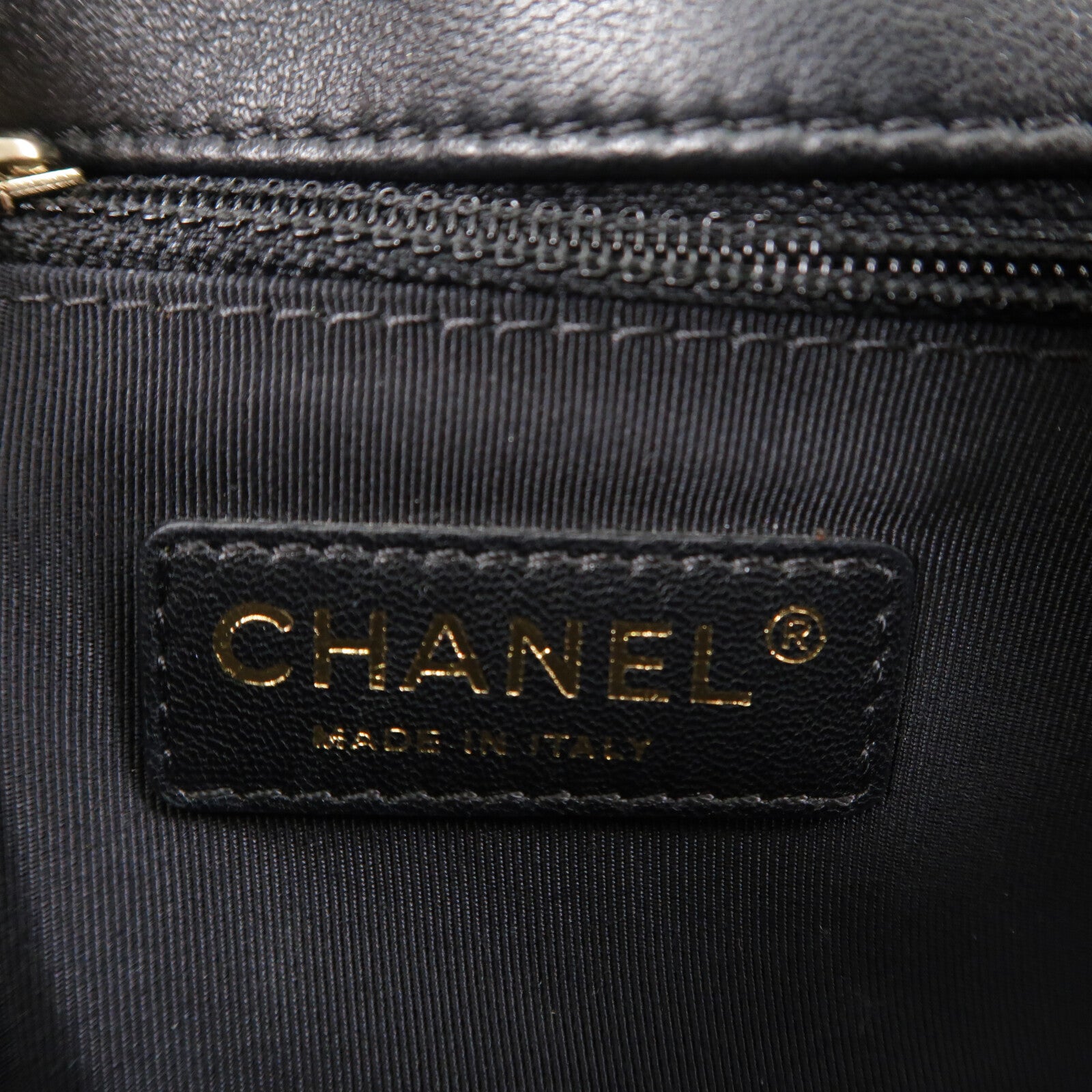 CHANEL 羊皮皮革Colorblock Medium Flap Bag鏈帶肩背袋