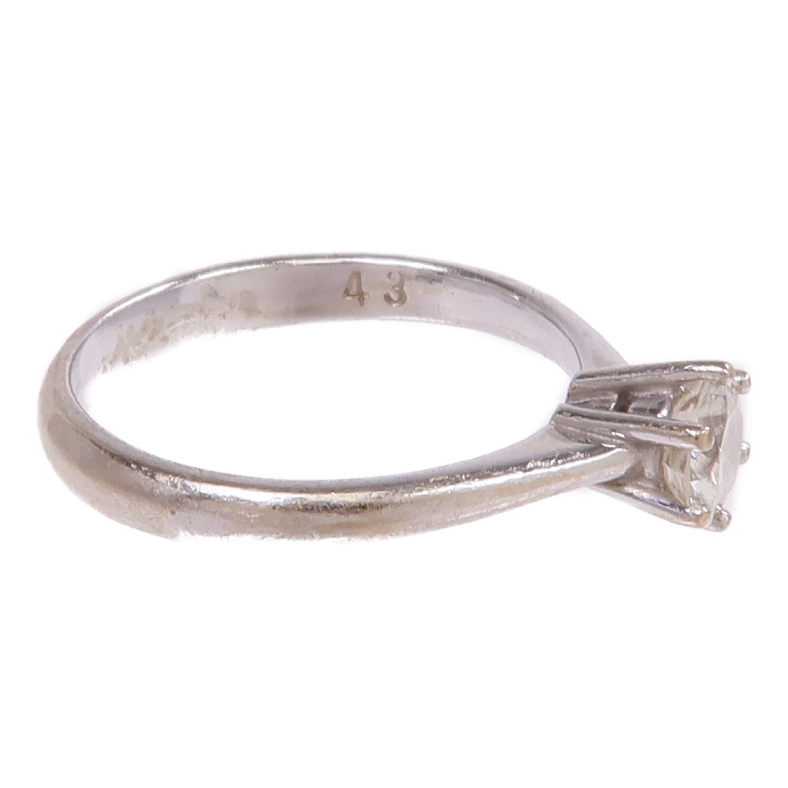 JEWELRY 【激減優惠】18K白金Diamond Ring鑽石戒指US#5.75