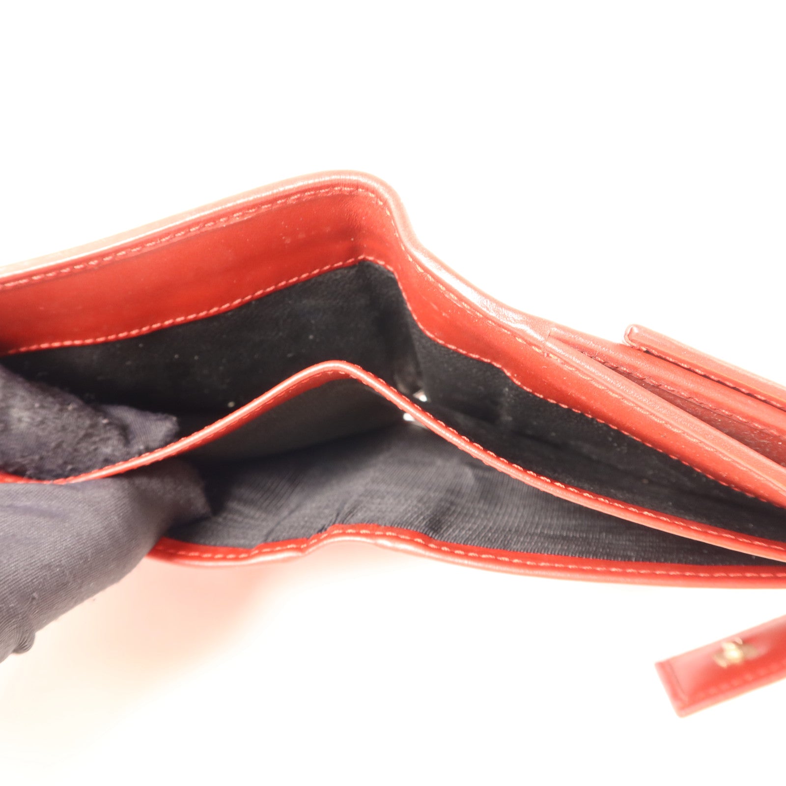 GUCCI 帆布Bifold Wallet金扣錢包