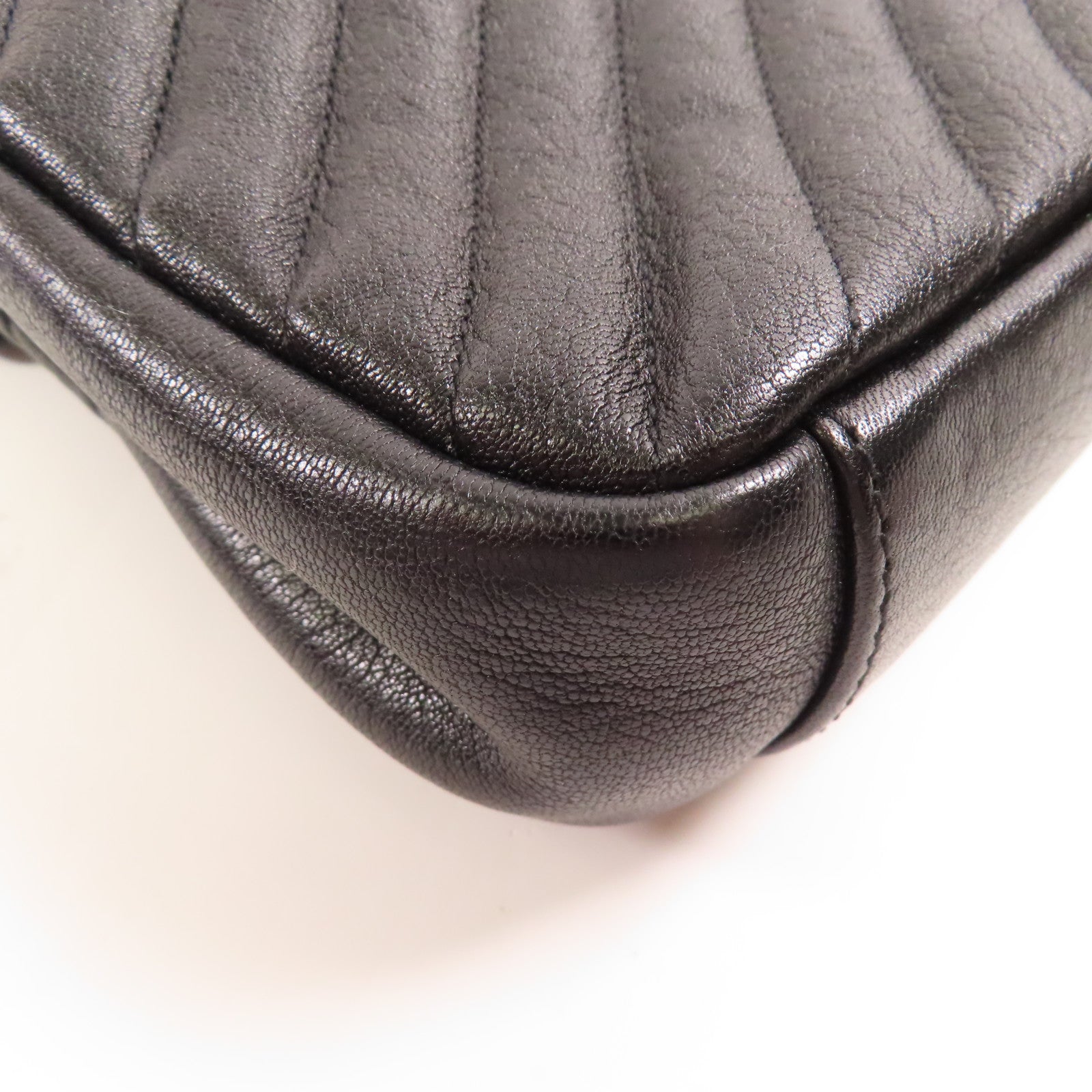 SAINT LAURENT 牛皮皮革College 2 Way Bag鏈帶手挽肩背兩用袋