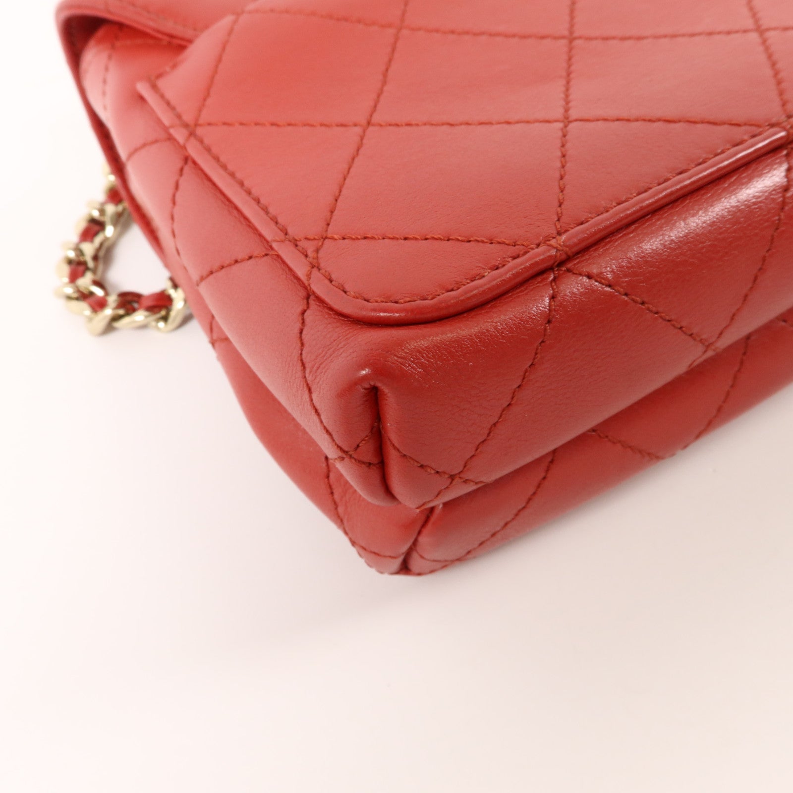 CHANEL 牛皮皮革Double Pocket Top Handle手挽肩背兩用袋