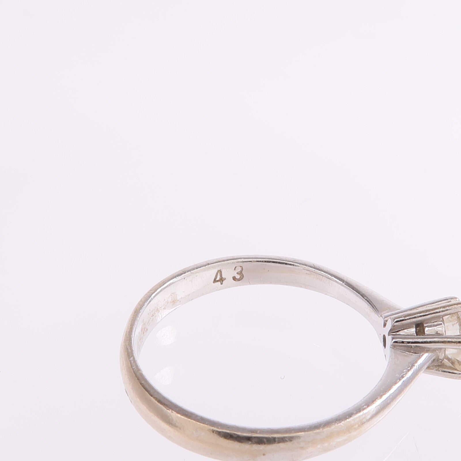JEWELRY 【激減優惠】18K白金Diamond Ring鑽石戒指US#5.75