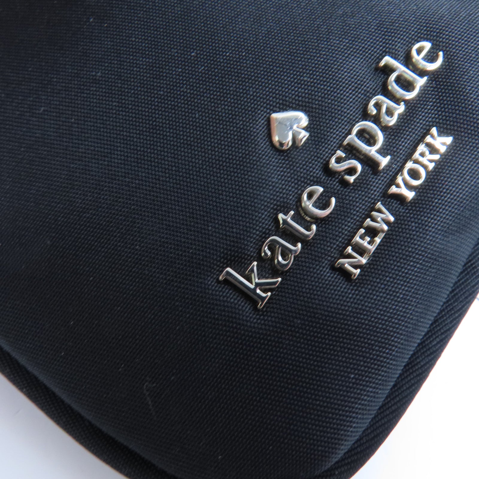 Kate Spade 尼龍Card Case銀扣卡片套