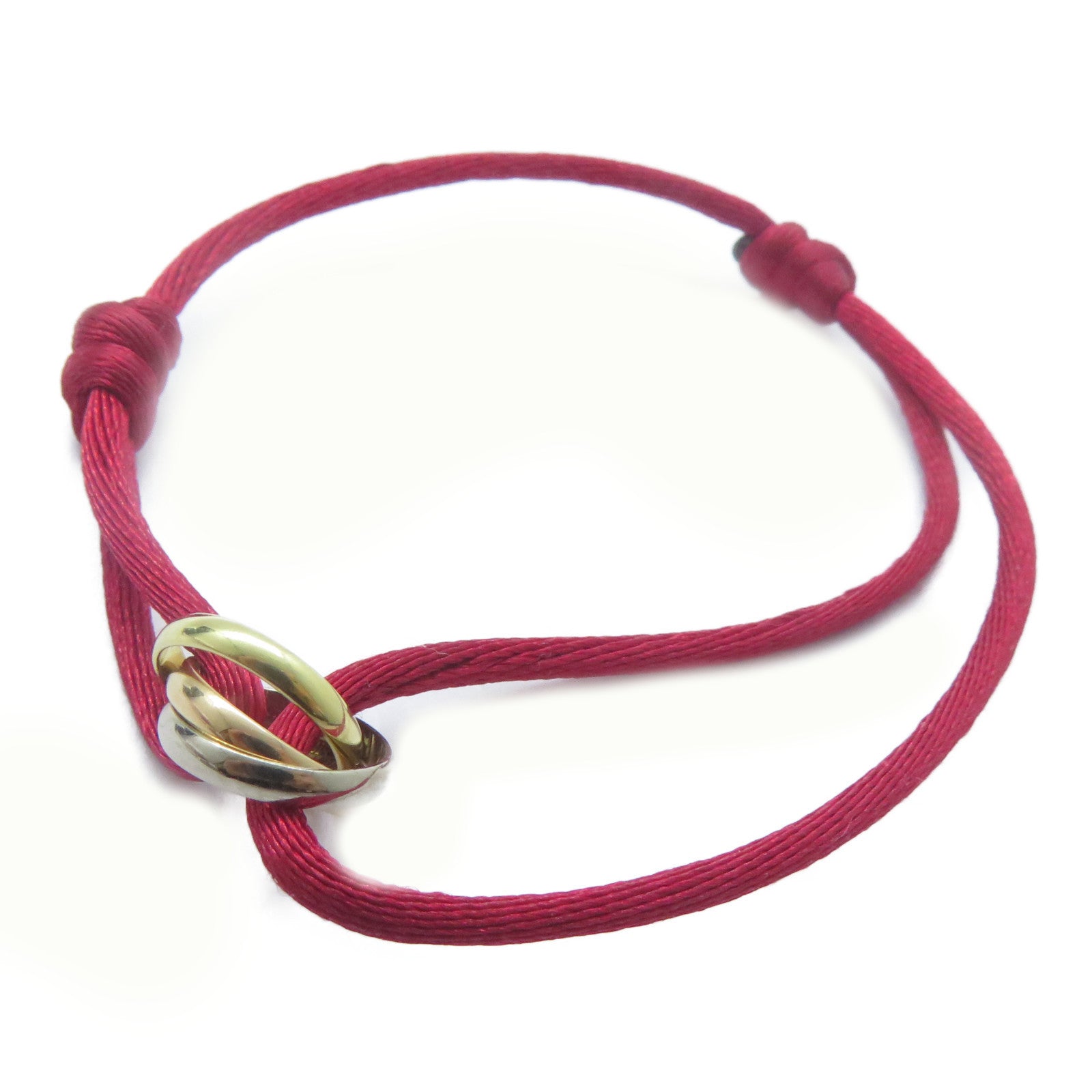 CARTIER 18K白金/黃金/玫瑰金Trinity Bracelet手帯