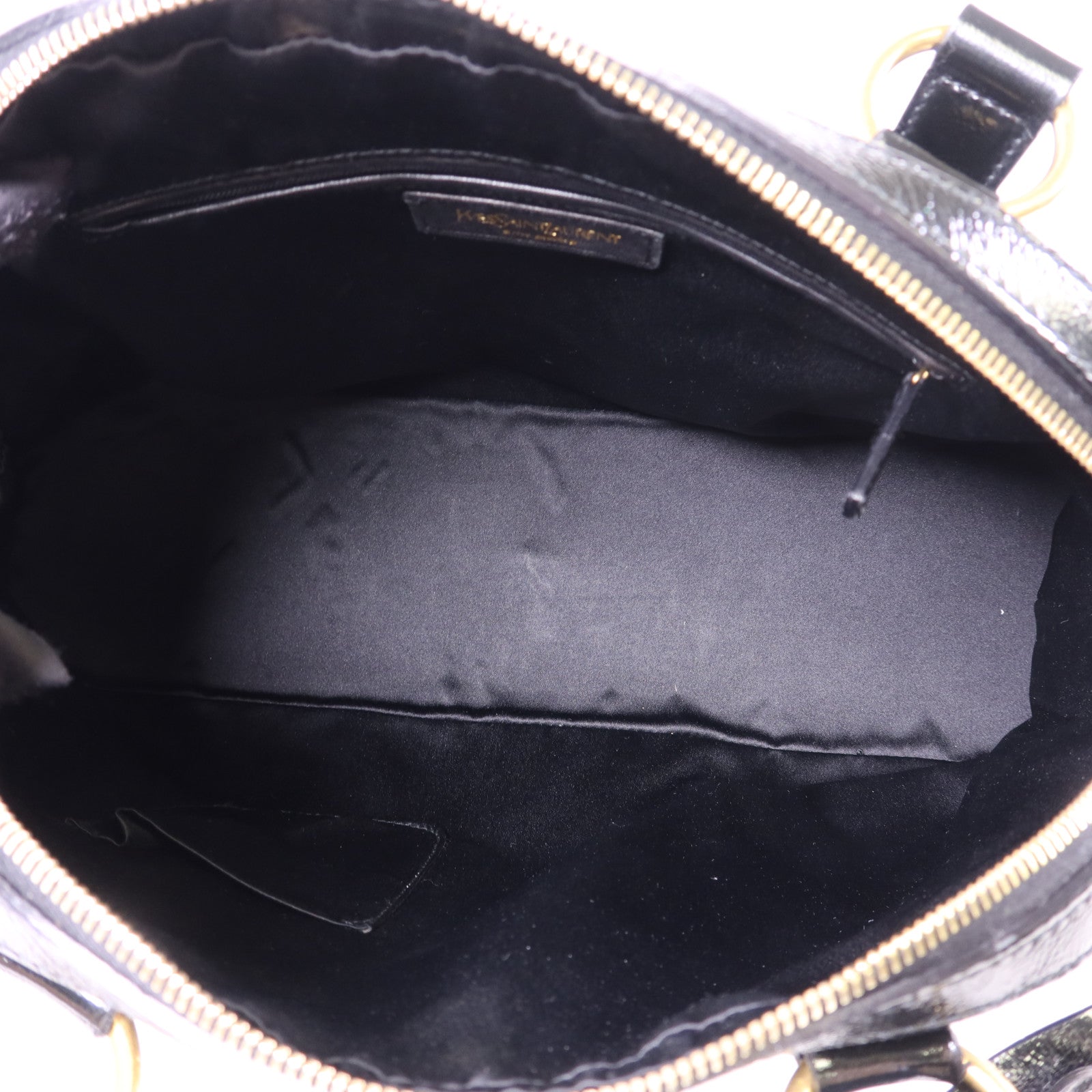 YVES SAINT LAURENT 漆皮皮革Shoulder Bag金扣肩背袋