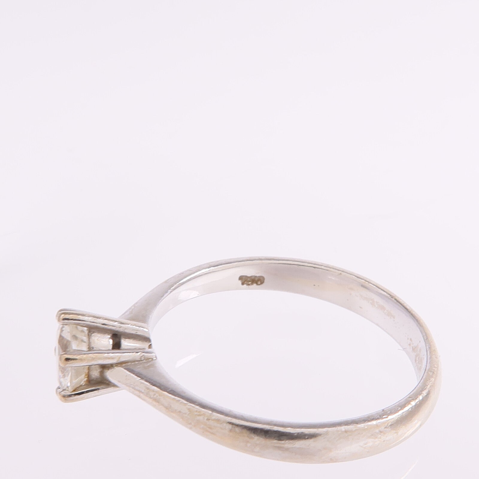 JEWELRY 【激減優惠】18K白金Diamond Ring鑽石戒指US#5.75