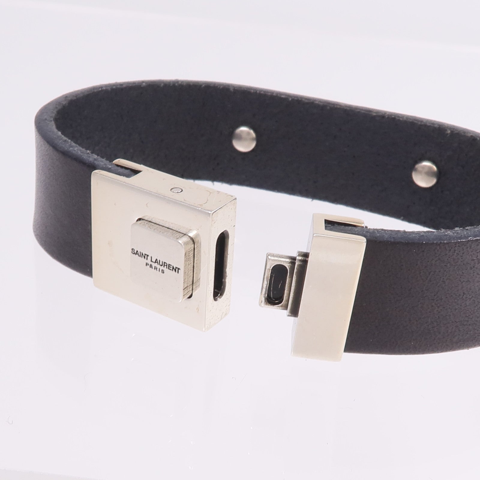 SAINT LAURENT 牛皮皮革Bracelet手帶