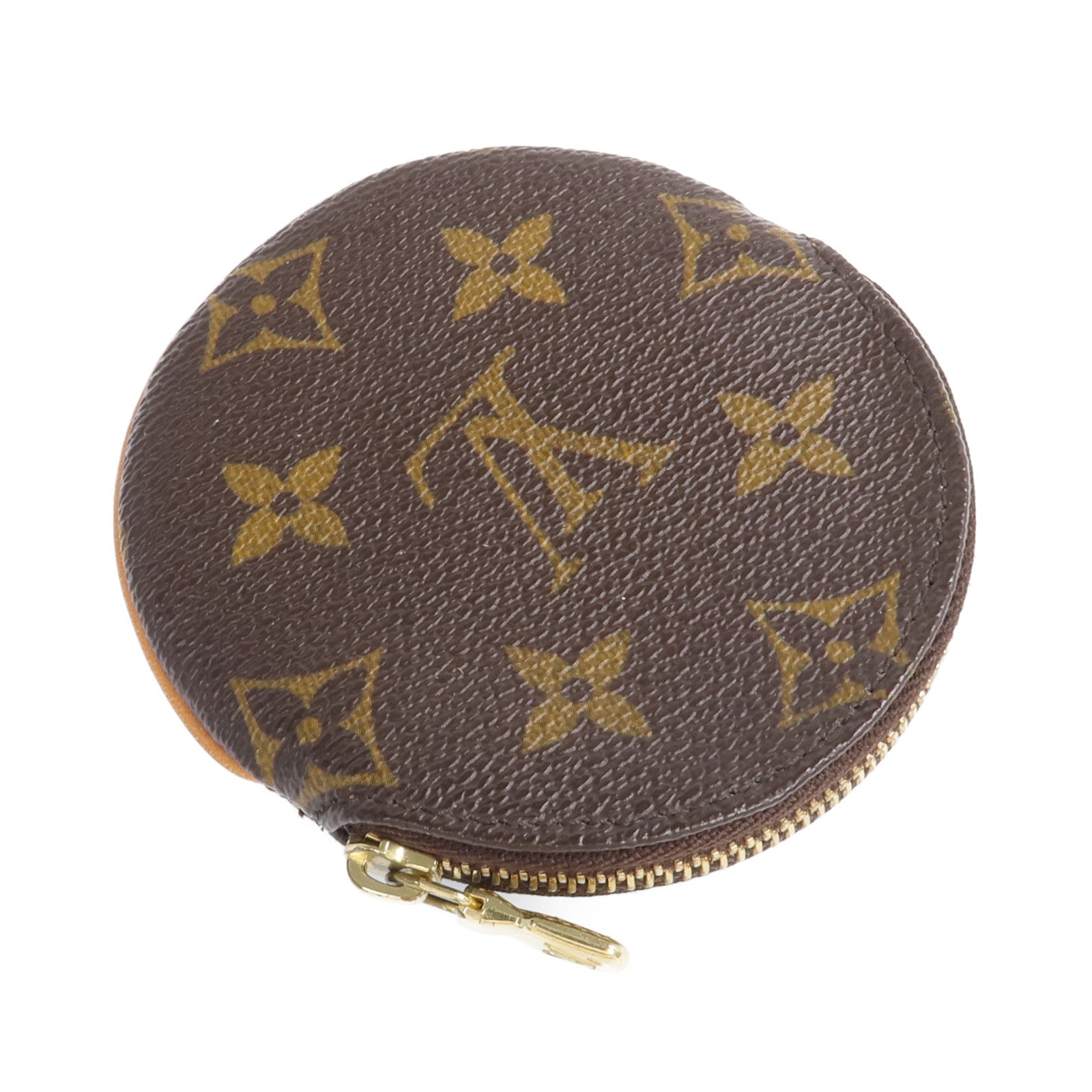 LOUIS VUITTON Monogram Coin Purse金扣零錢包