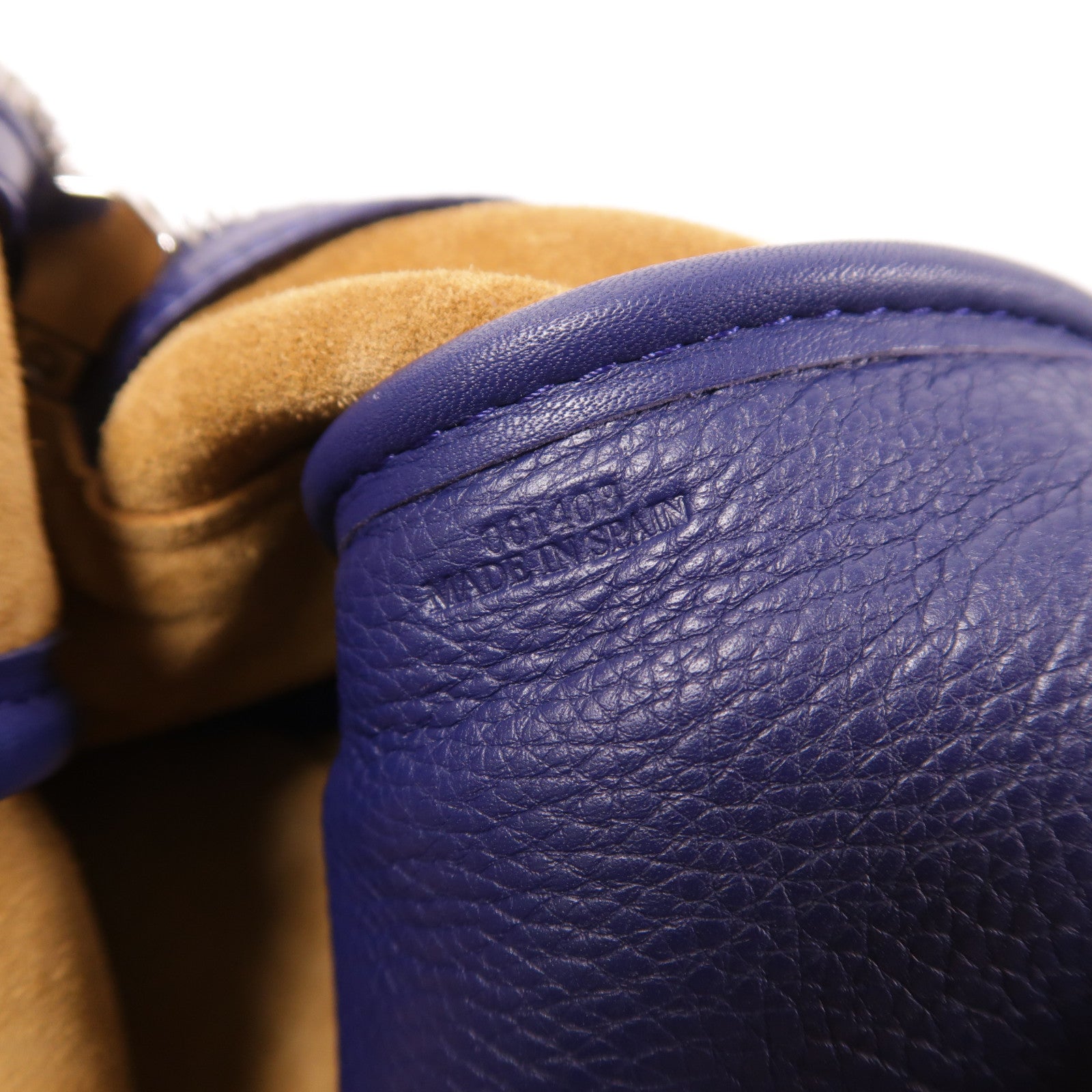 LOEWE 【激減優惠】牛皮皮革2 Way Bag銀扣手挽肩背兩用袋