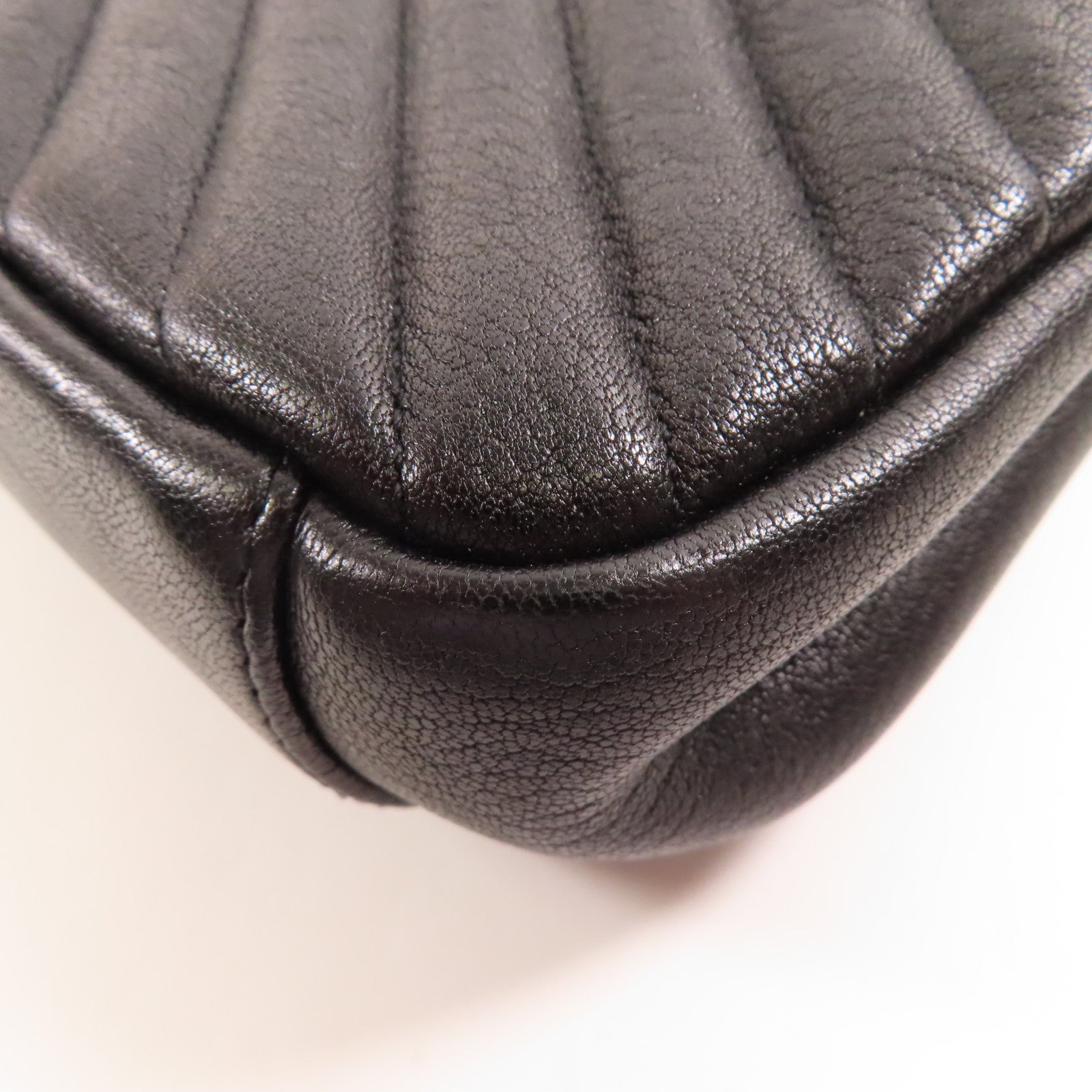 SAINT LAURENT 牛皮皮革College 2 Way Bag鏈帶手挽肩背兩用袋