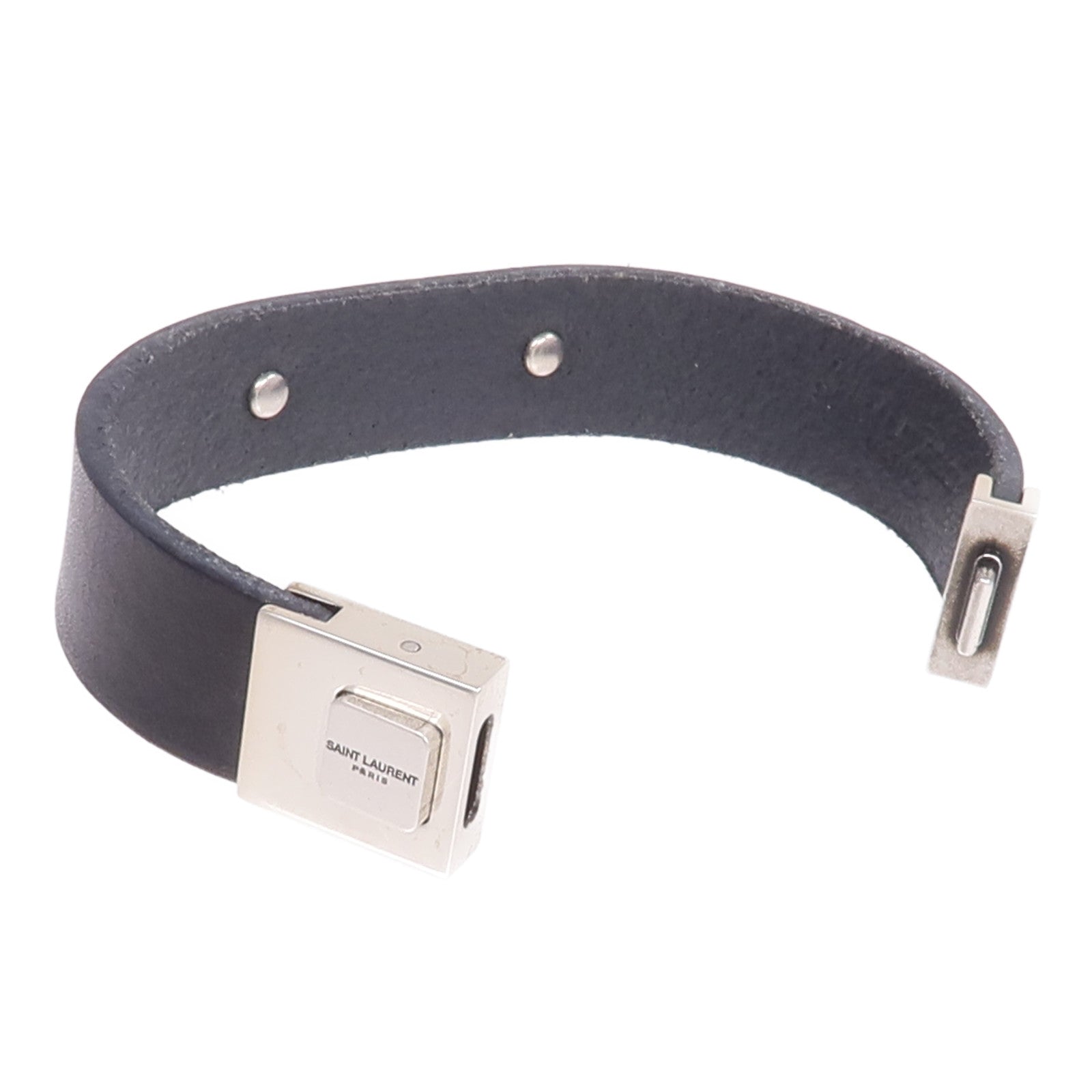 SAINT LAURENT 牛皮皮革Bracelet手帶