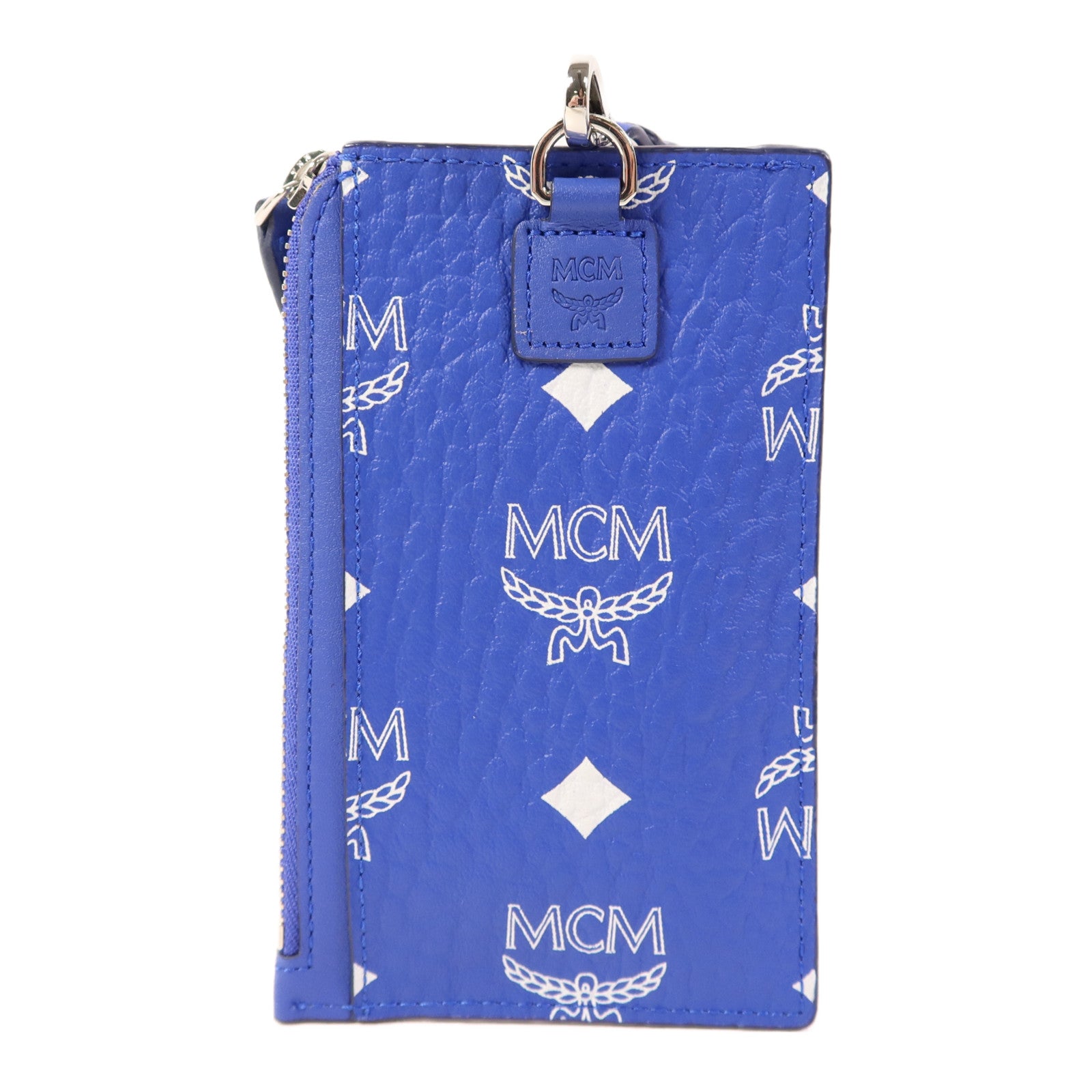 MCM 塗層帆布Card Case銀扣卡片套