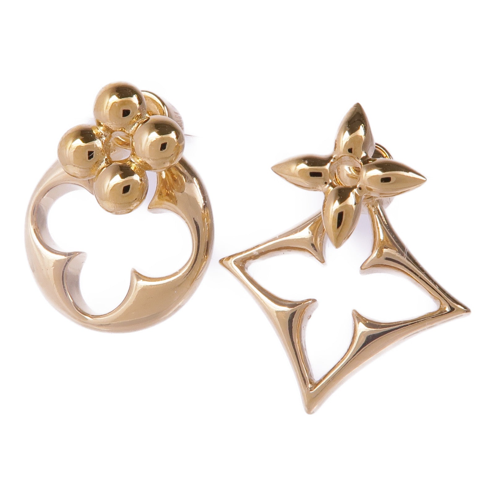 LOUIS VUITTON 金屬Flowergram耳環