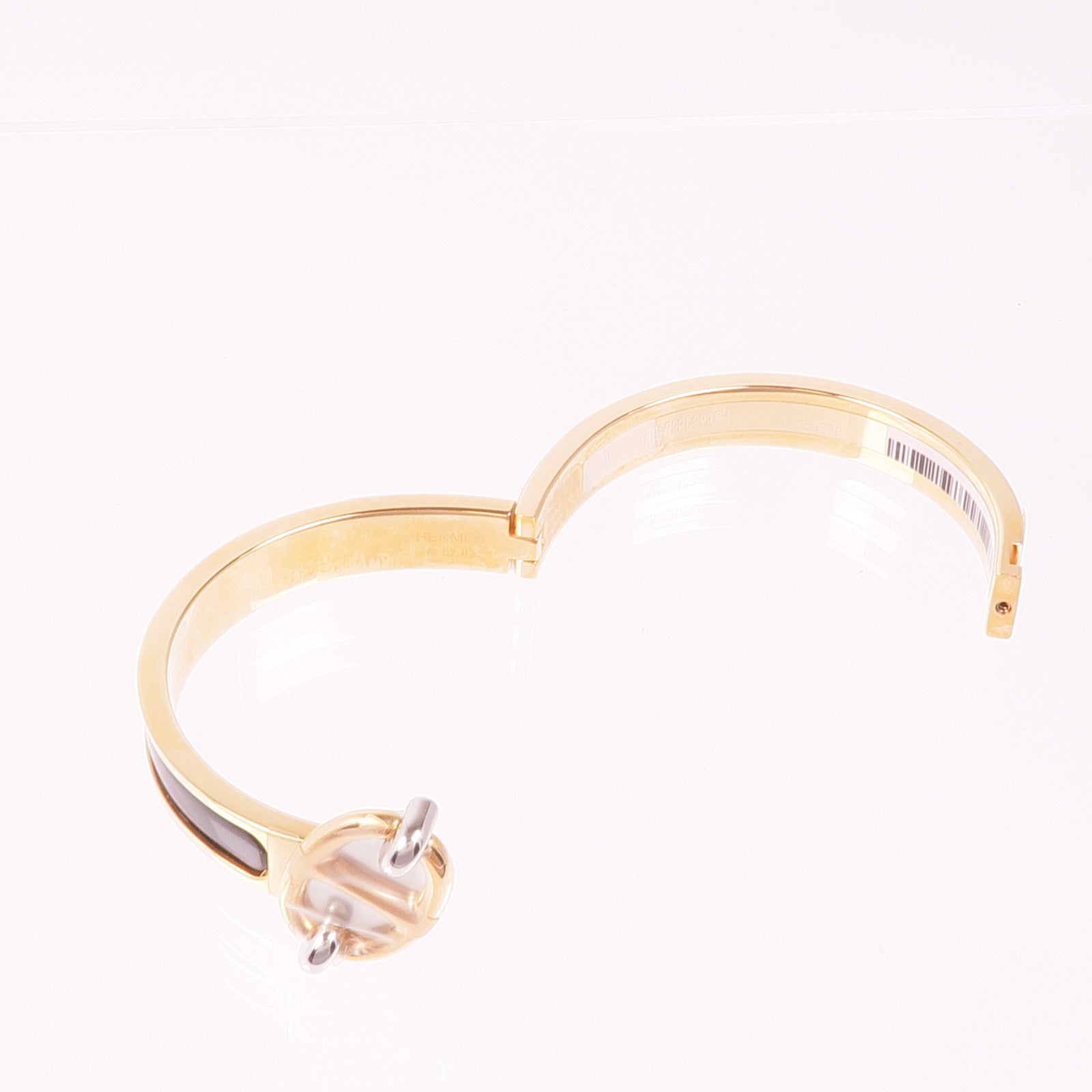 HERMES 金屬/琺瑯Mini Clic Chane D Ancre手鐲