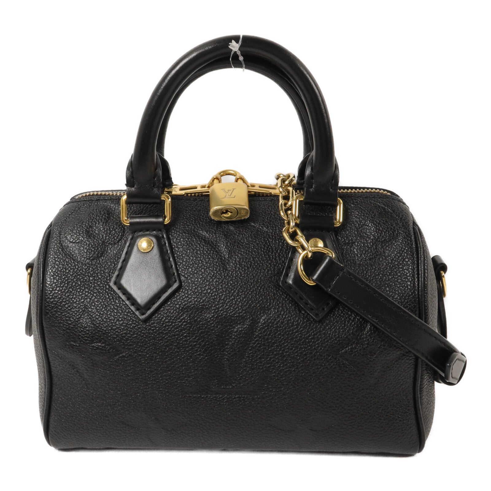 LOUIS VUITTON Monogram Empreinte Speedy Bandouliere 20鏈帶手挽肩背兩用袋