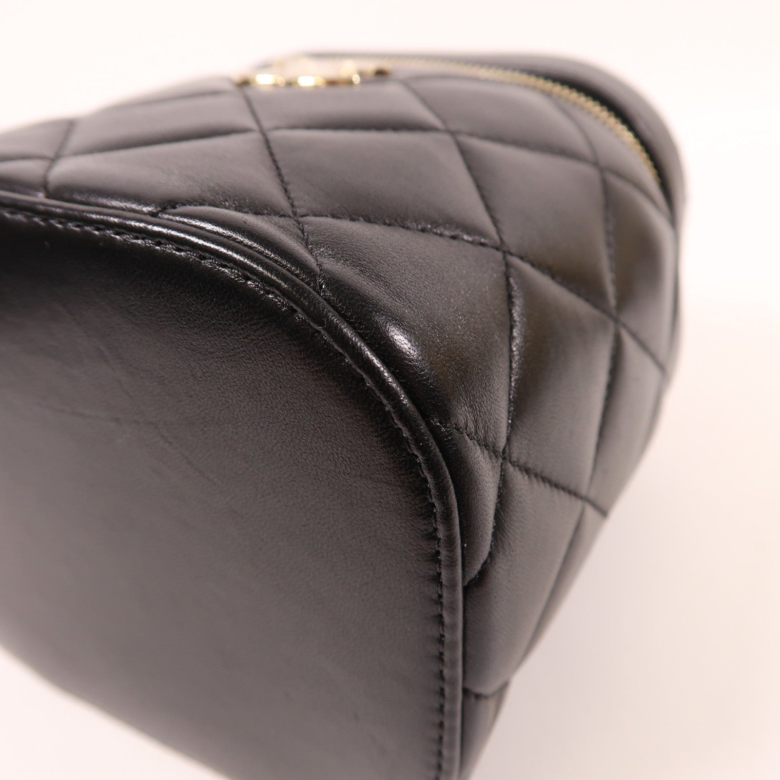 CHANEL 羊皮皮革Chain Shoulder金扣手挽肩背兩用袋