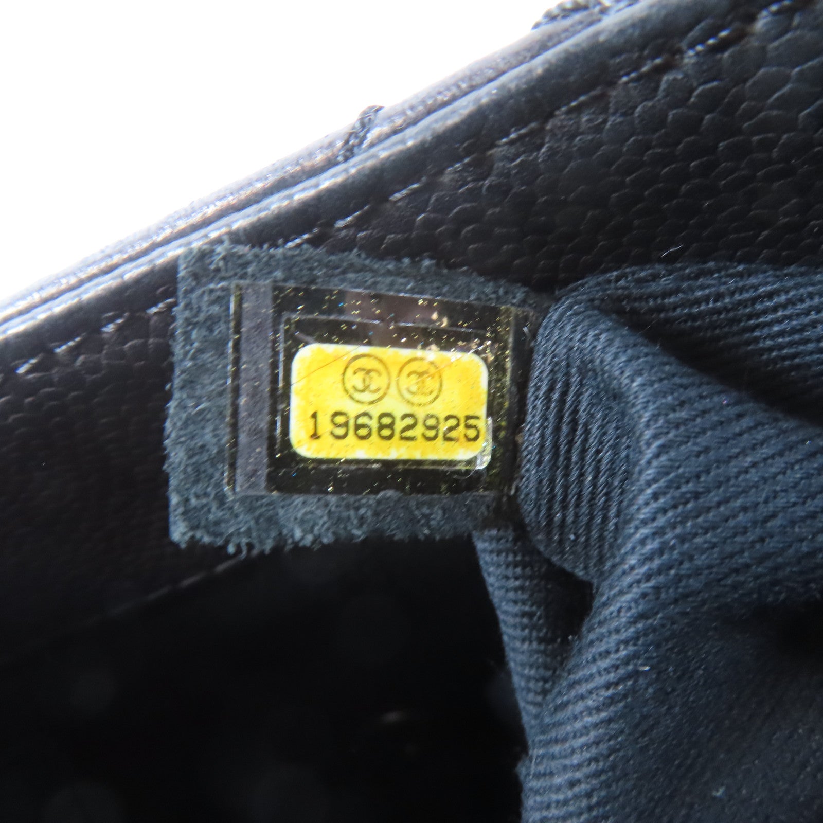 CHANEL 菱格牛皮皮革Chain Shoulder Bag鏈帶肩背袋黑色