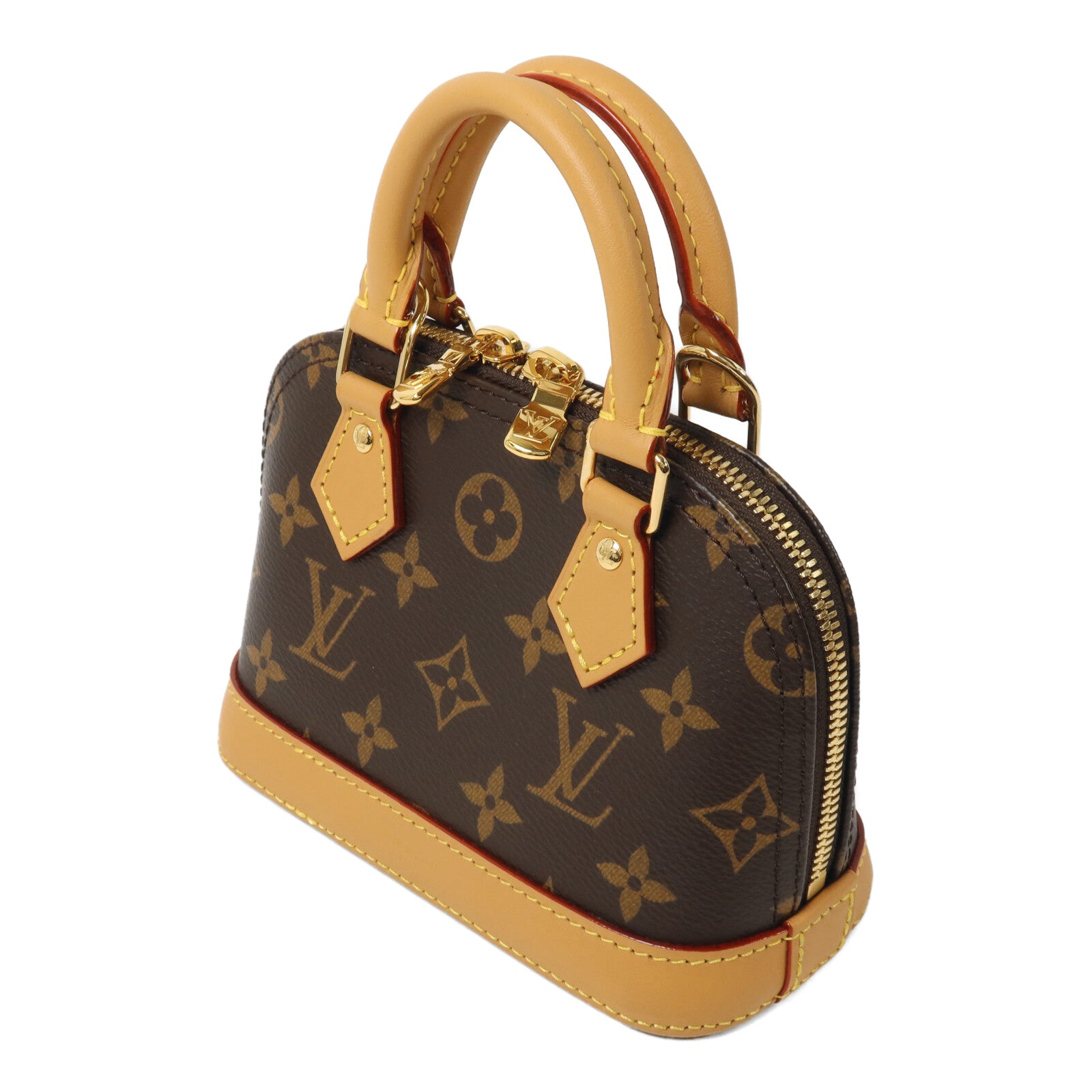 LOUIS VUITTON Monogram Nano Alma手挽肩背兩用袋