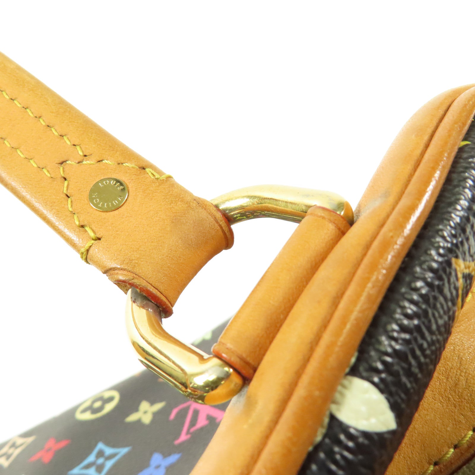 LOUIS VUITTON 【激減優惠】Monogram Multicolore Claudia金扣手挽袋