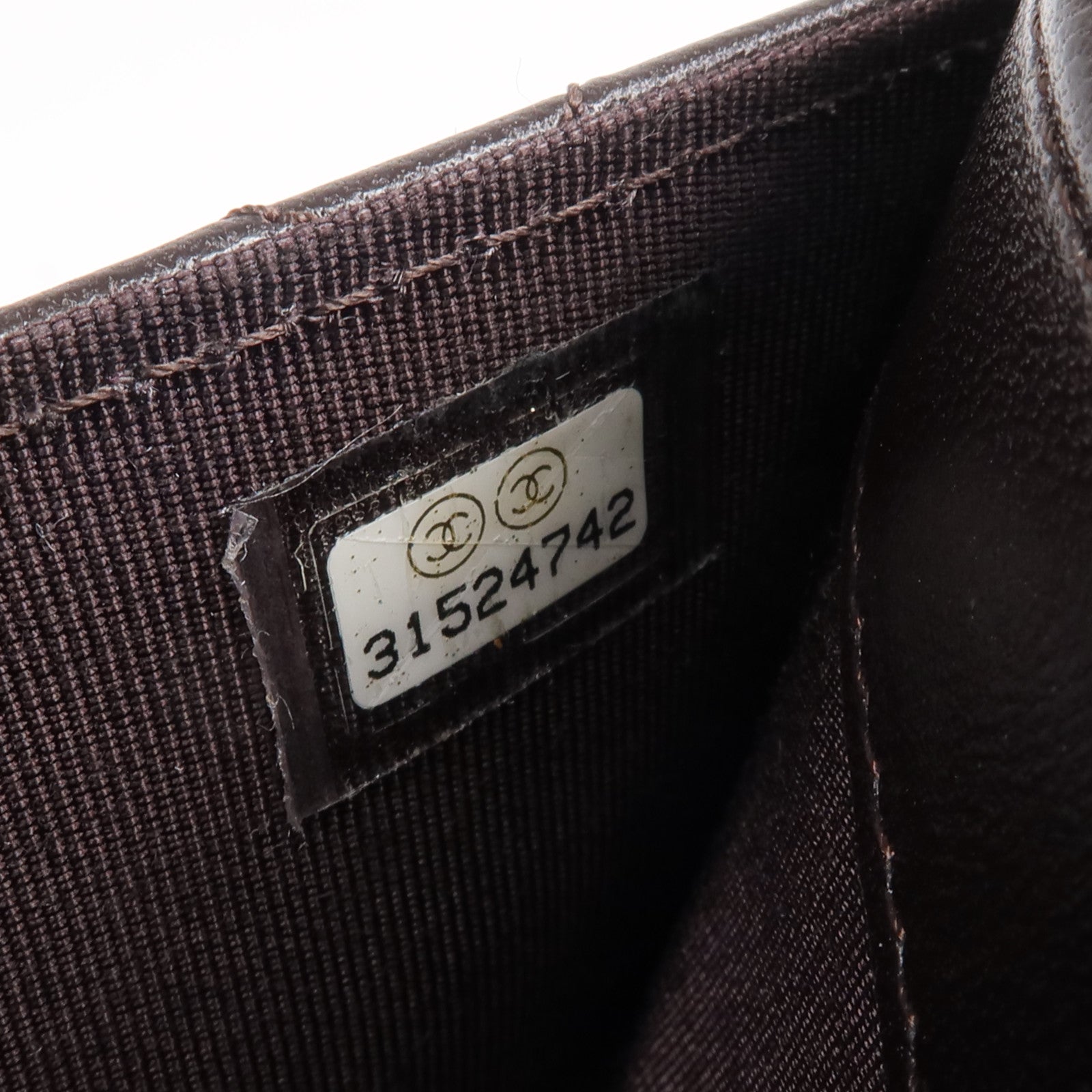 CHANEL 羊皮皮革Medium Wallet金扣長錢包