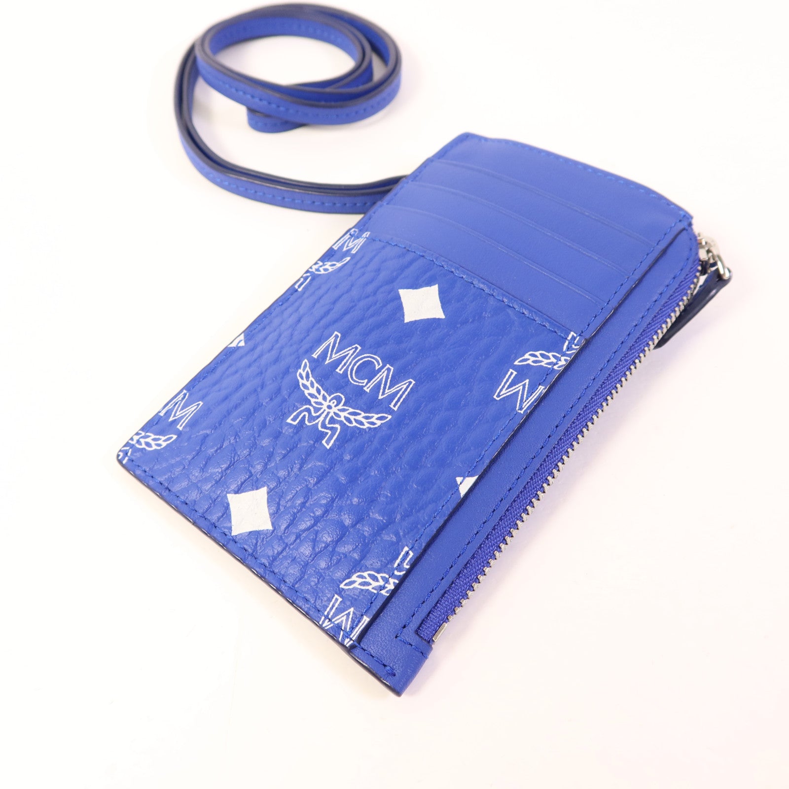 MCM 塗層帆布Card Case銀扣卡片套