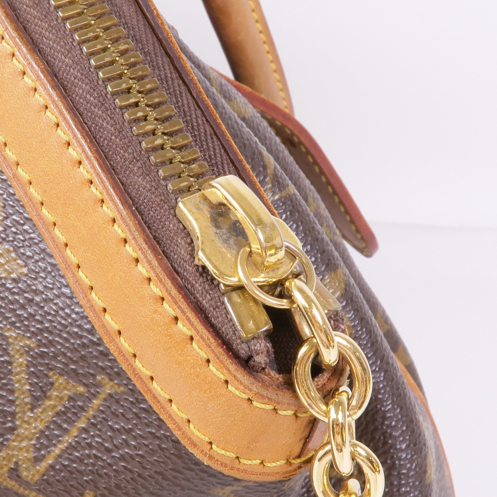 LOUIS VUITTON Monogram Tivoli GM金扣手挽袋