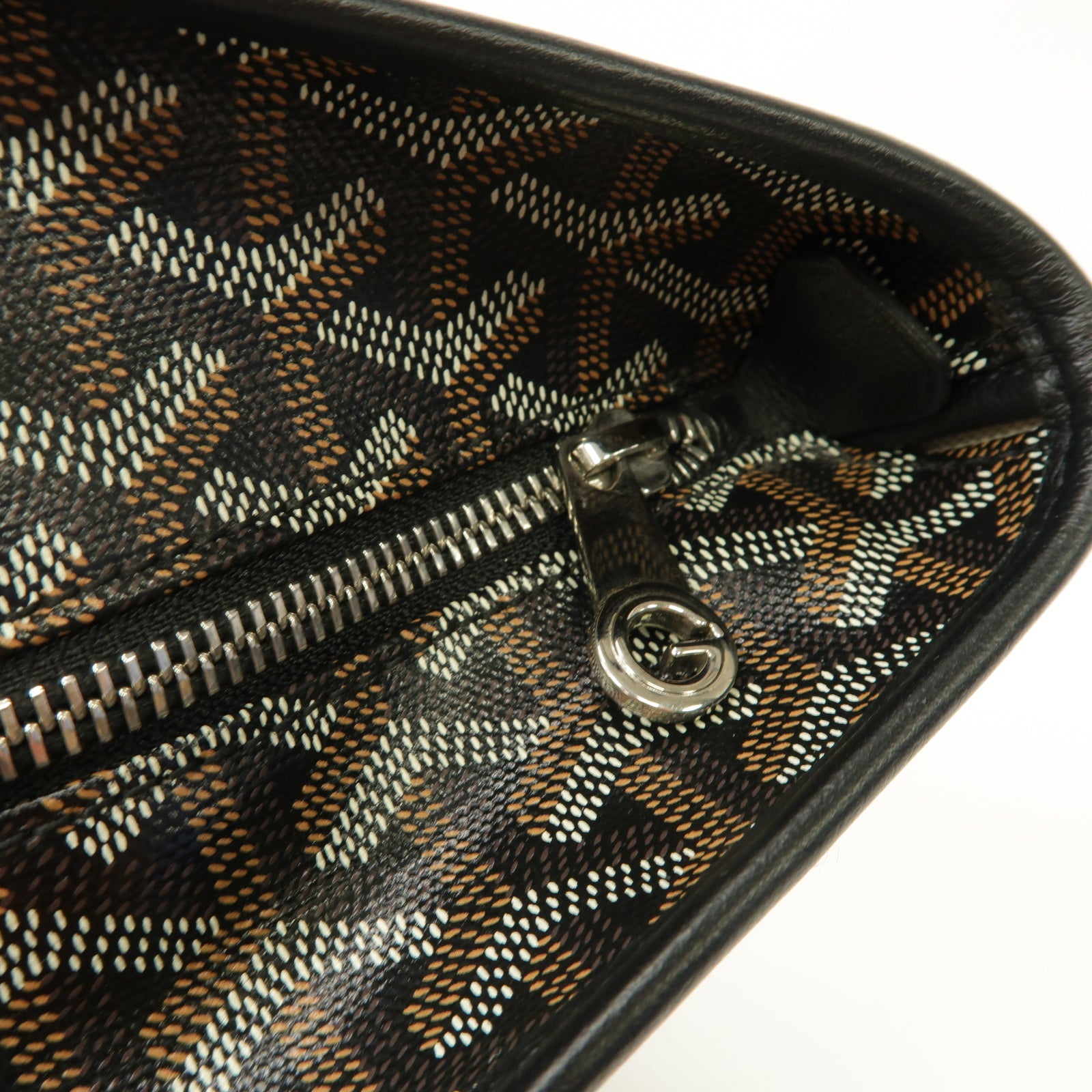 GOYARD 塗層帆布Artois銀扣手挽袋黑色