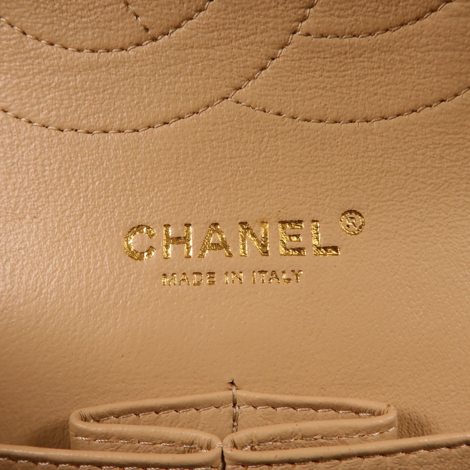 CHANEL 牛皮皮革Large Classic鏈帶肩背袋