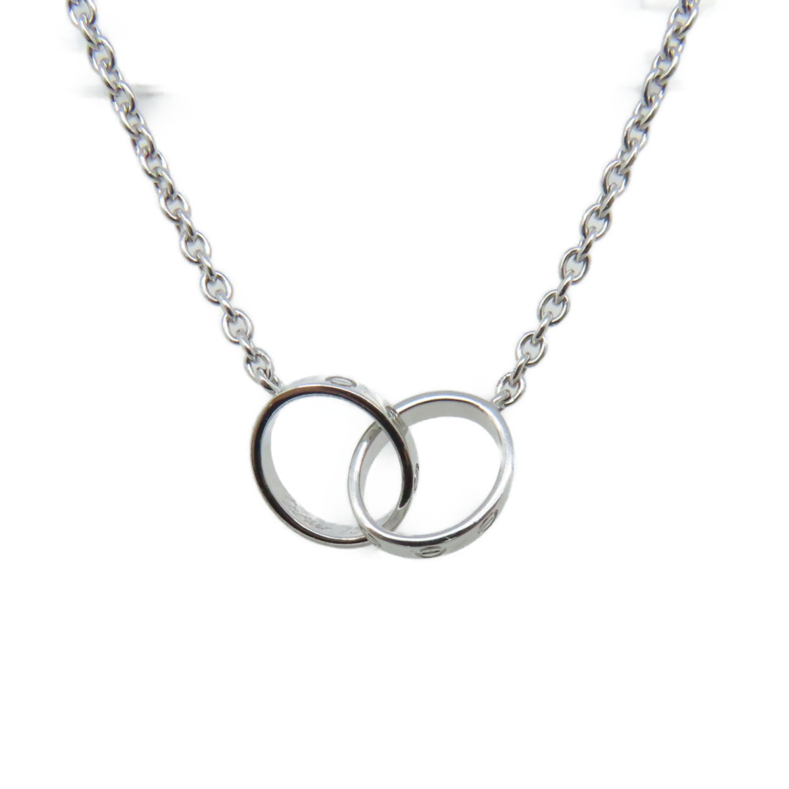 CARTIER 【激減優惠】18K白金Love Necklace項鏈