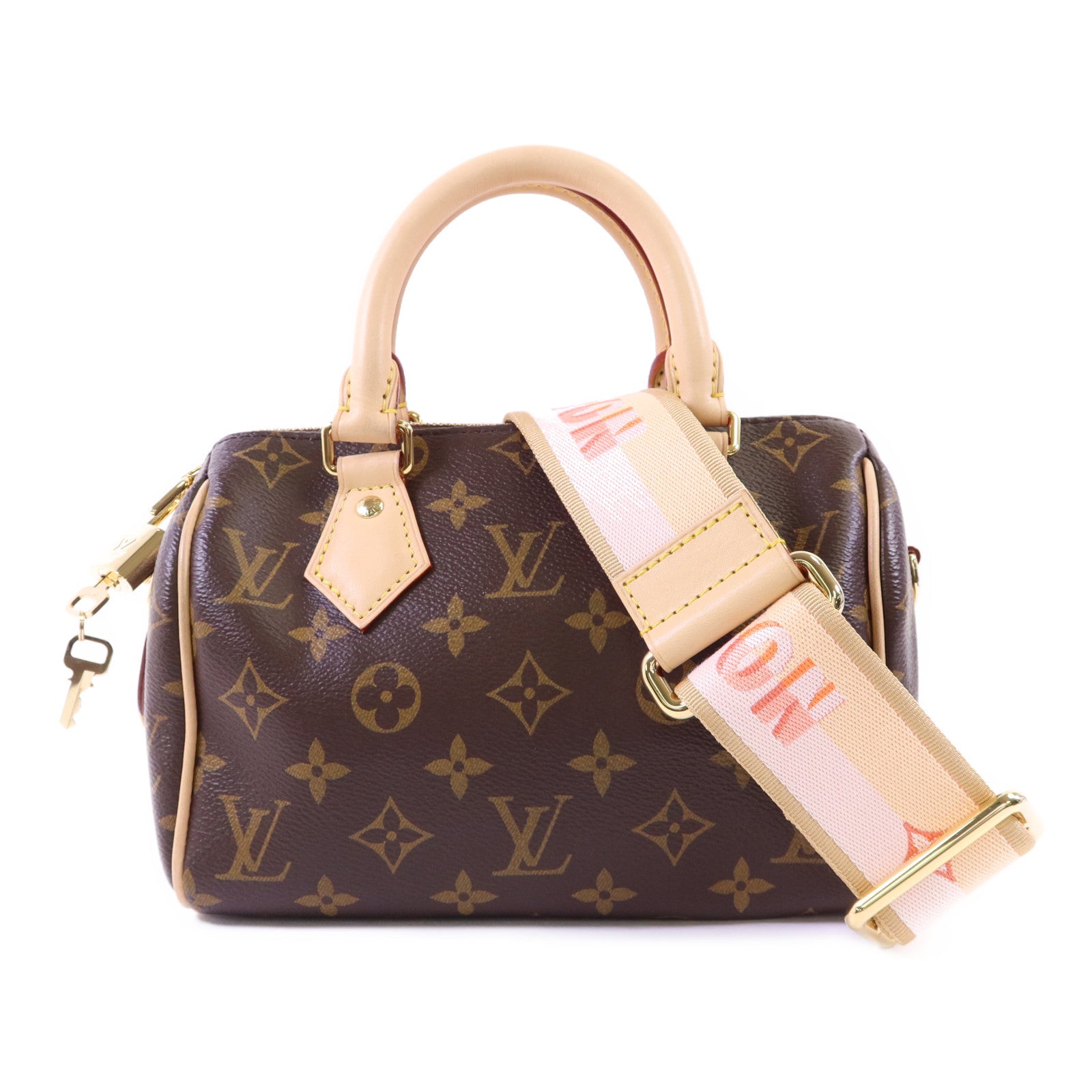 LOUIS VUITTON Monogram Speedy Bandouliere 20金扣手挽肩背兩用袋