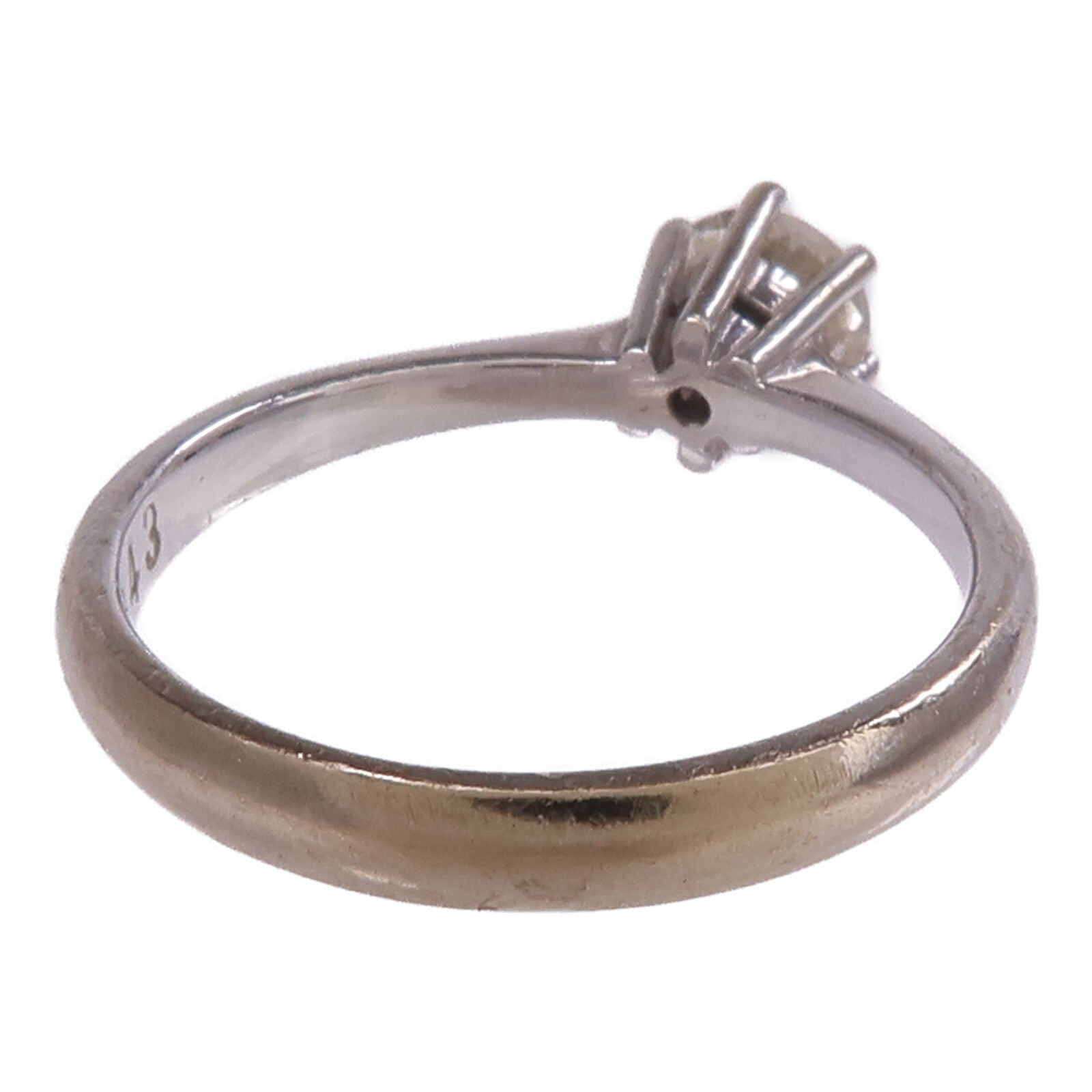 JEWELRY 【激減優惠】18K白金Diamond Ring鑽石戒指US#5.75