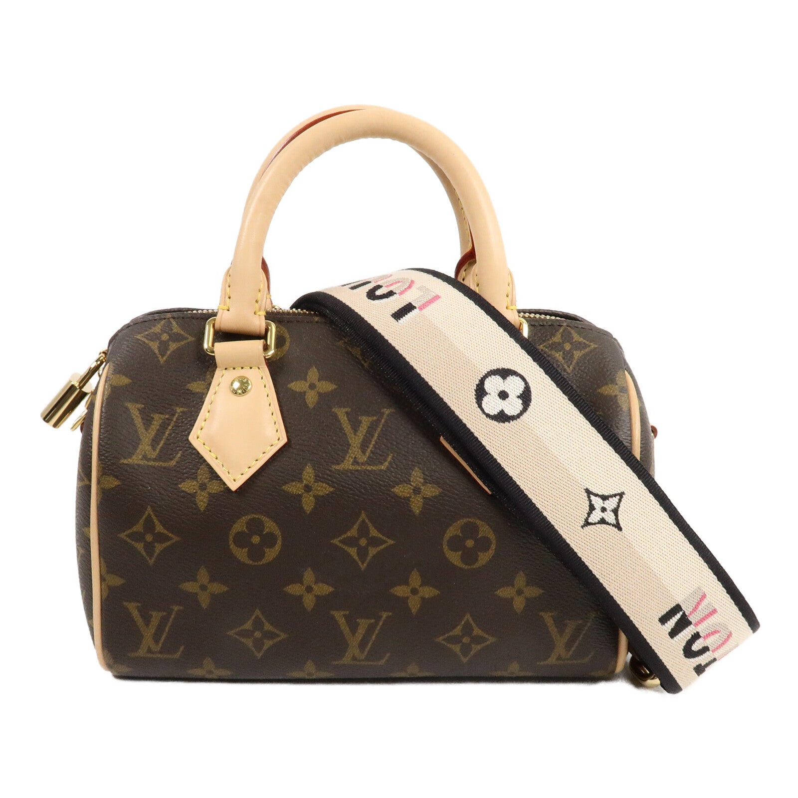 LOUIS VUITTON Monogram Speedy Bandouliere 20手挽肩背兩用袋