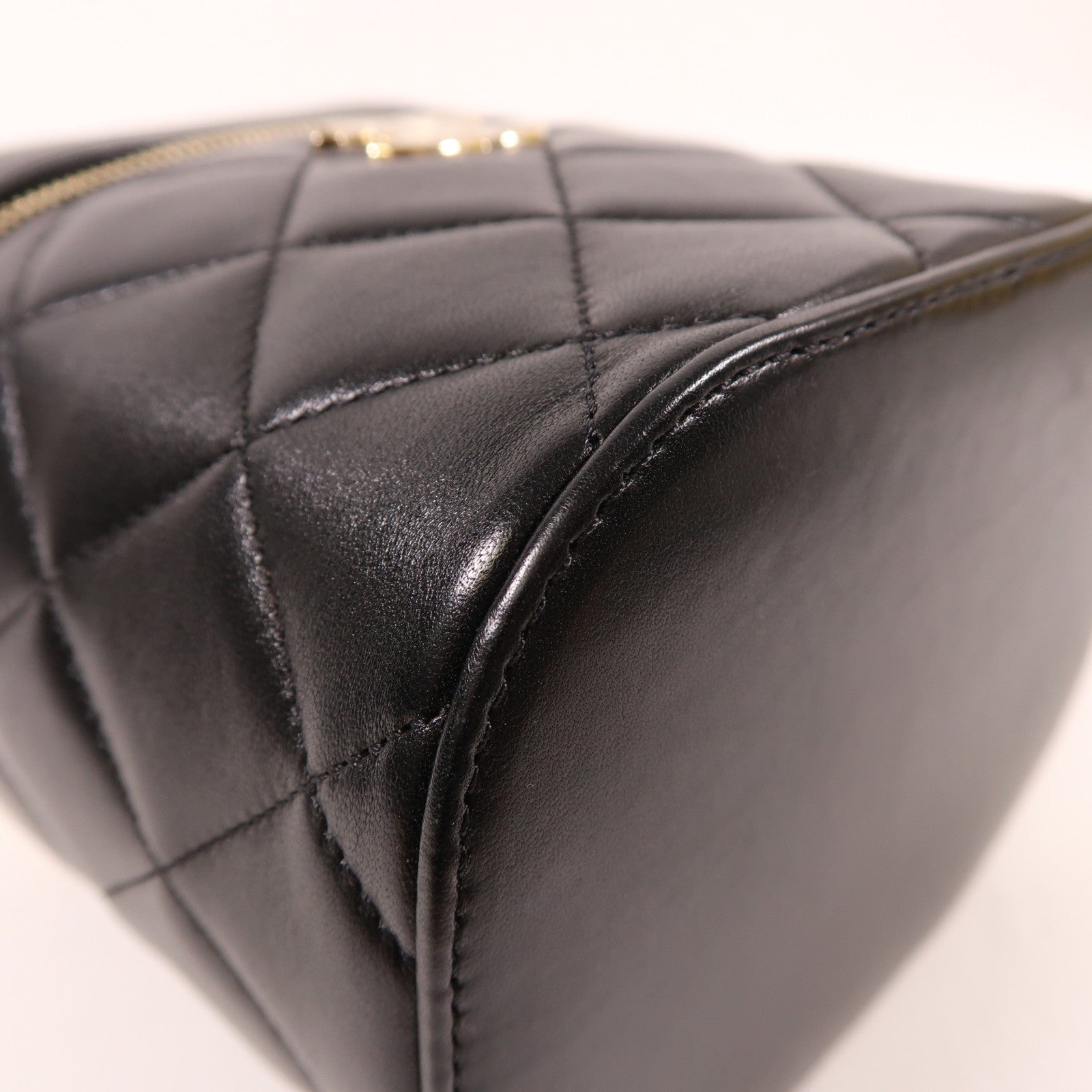 CHANEL 羊皮皮革Chain Shoulder金扣手挽肩背兩用袋