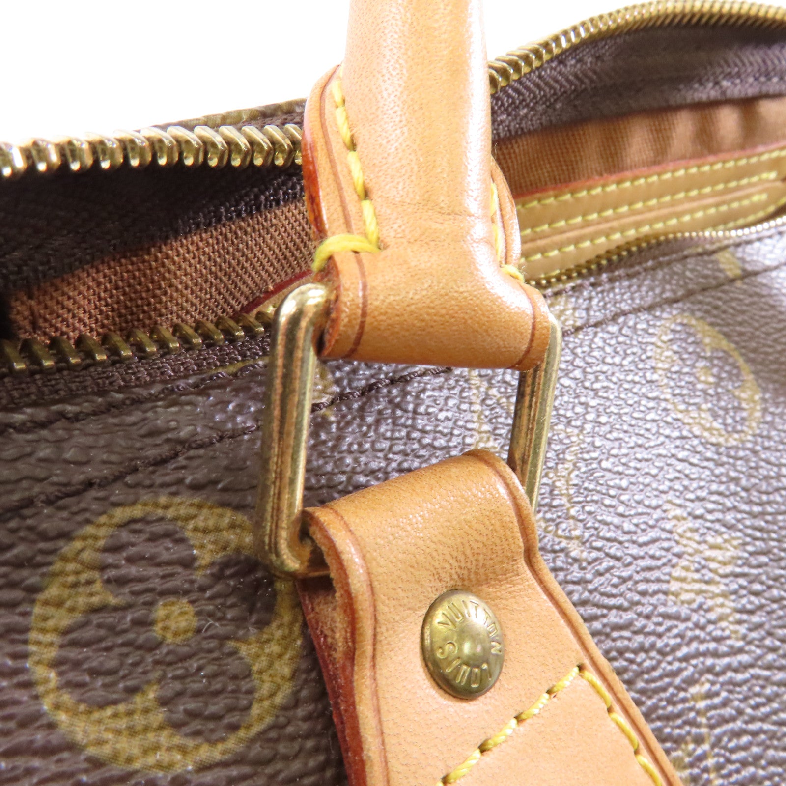 LOUIS VUITTON Monogram Speedy 30金扣手挽袋啡色
