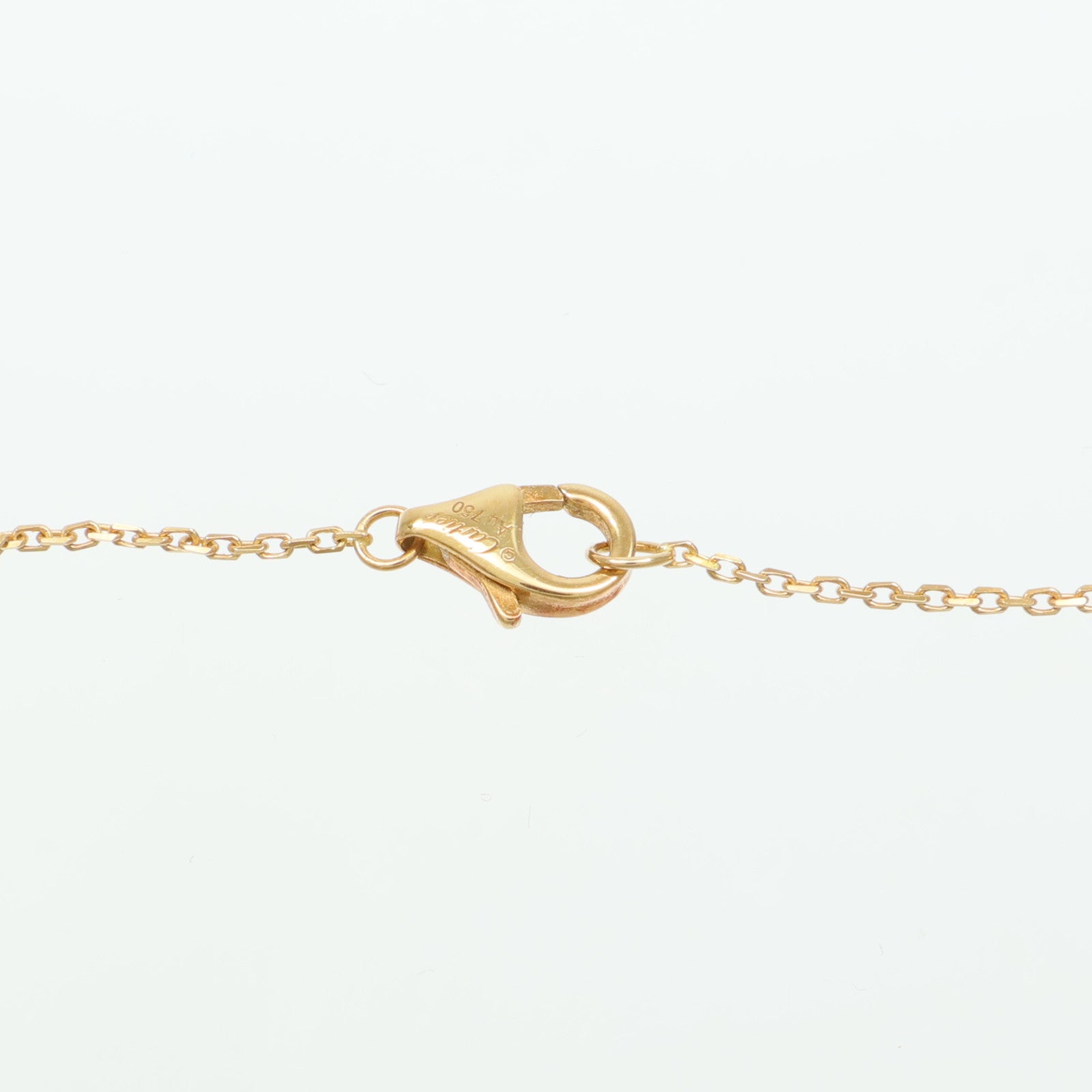 CARTIER 18K黃金Amulette Necklace珍珠母貝/鑽石項鍊