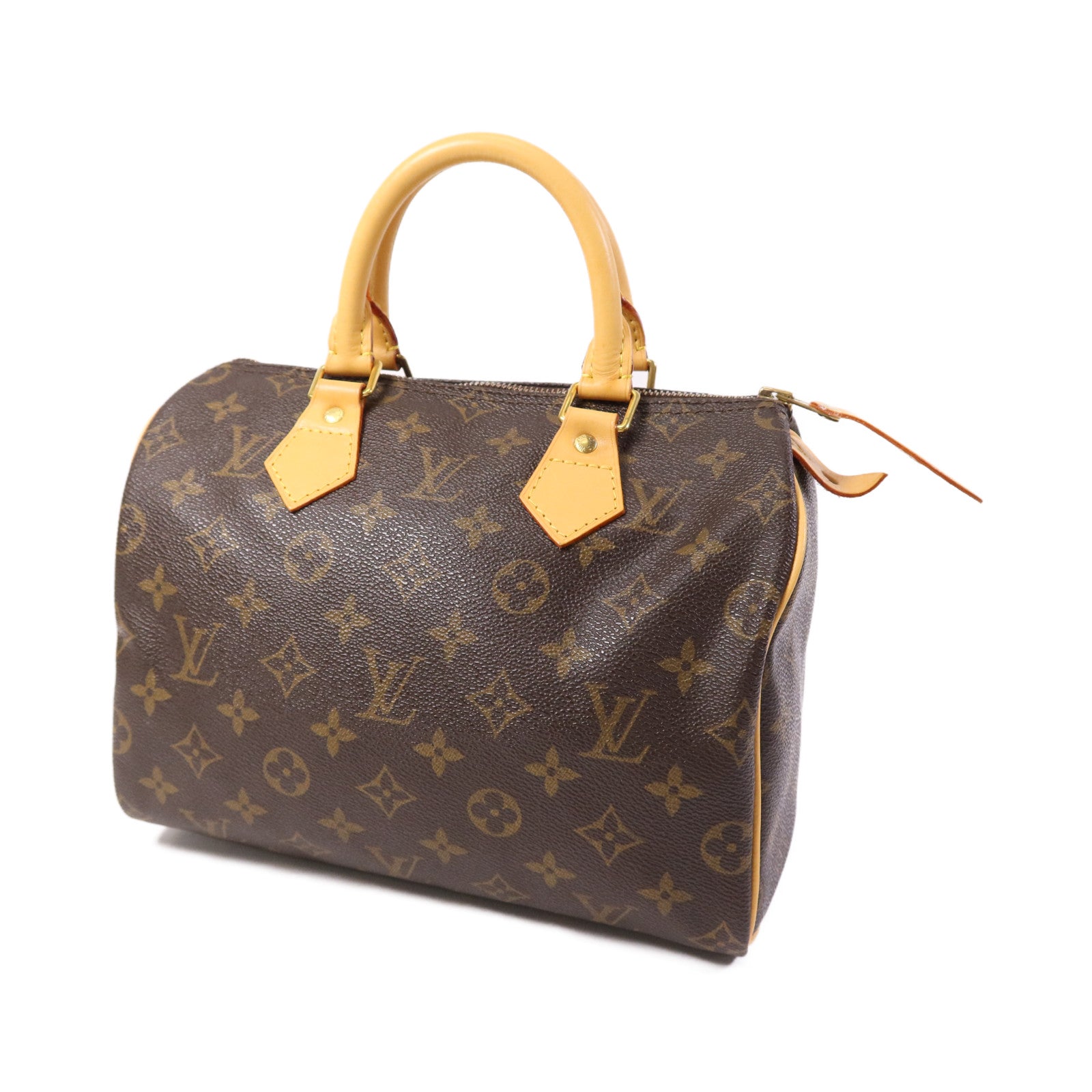 LOUIS VUITTON Monogram Speedy 25金扣手挽袋