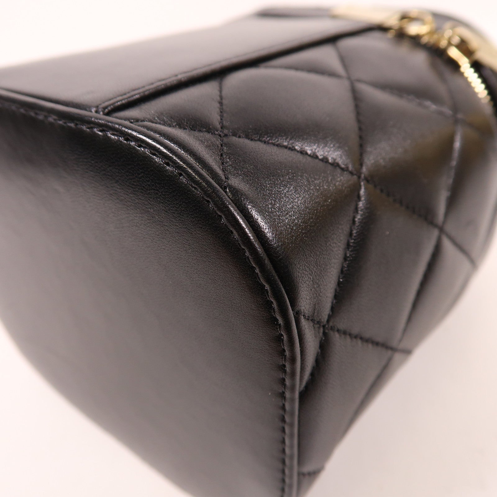 CHANEL 羊皮皮革Chain Shoulder金扣手挽肩背兩用袋