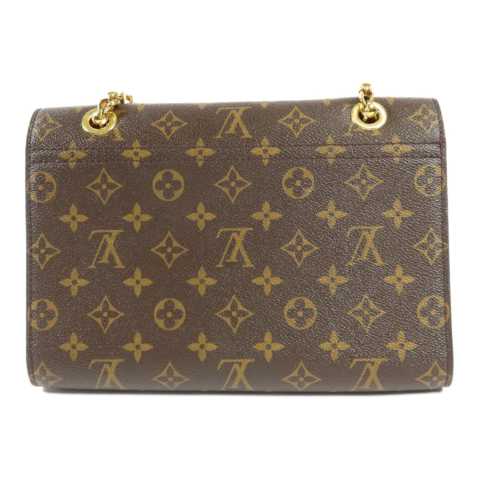 LOUIS VUITTON Monogram Victoire金扣鏈帶肩背袋