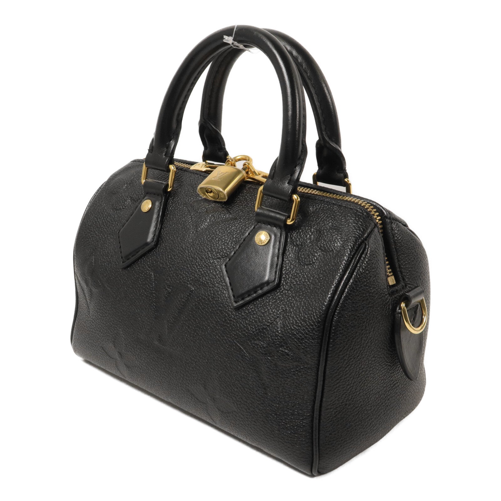 LOUIS VUITTON Monogram Empreinte Speedy Bandouliere 20鏈帶手挽肩背兩用袋