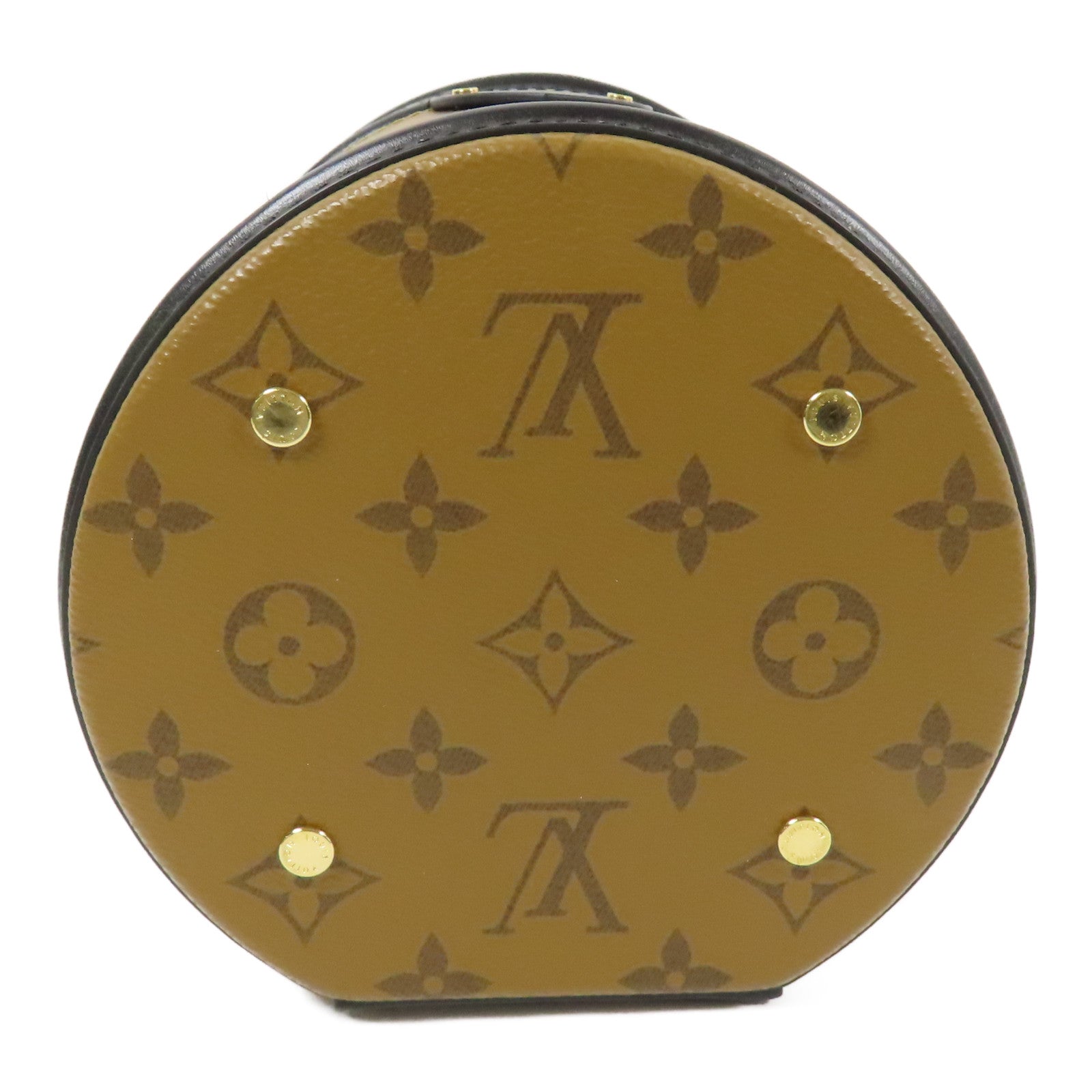 LOUIS VUITTON LV GHW Cannes 2 Way Shoulder Bag M43986 Monogram Reverse Brown