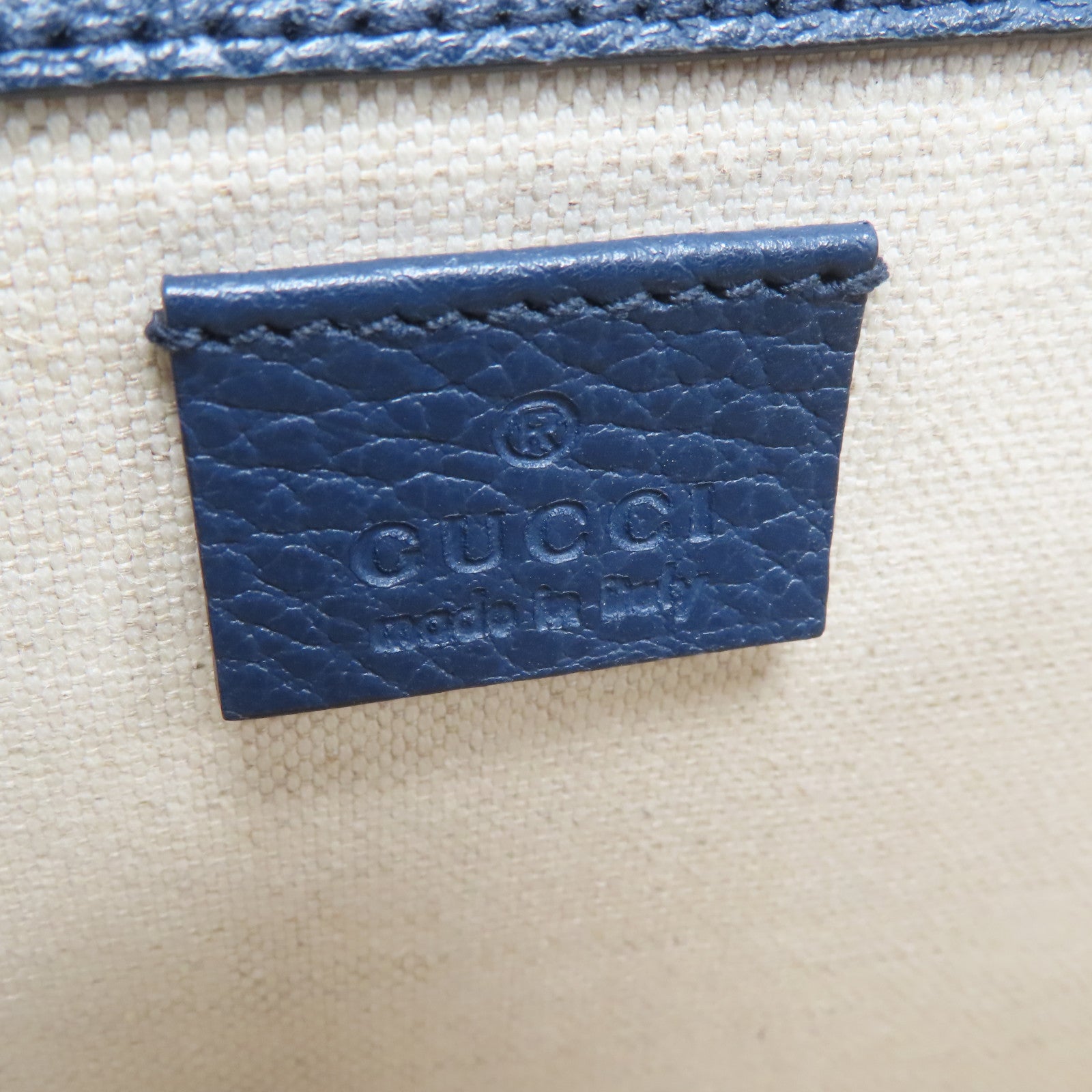 GUCCI 【激減優惠】牛皮皮革Dionysus GG銀扣鏈帶肩背袋藍色