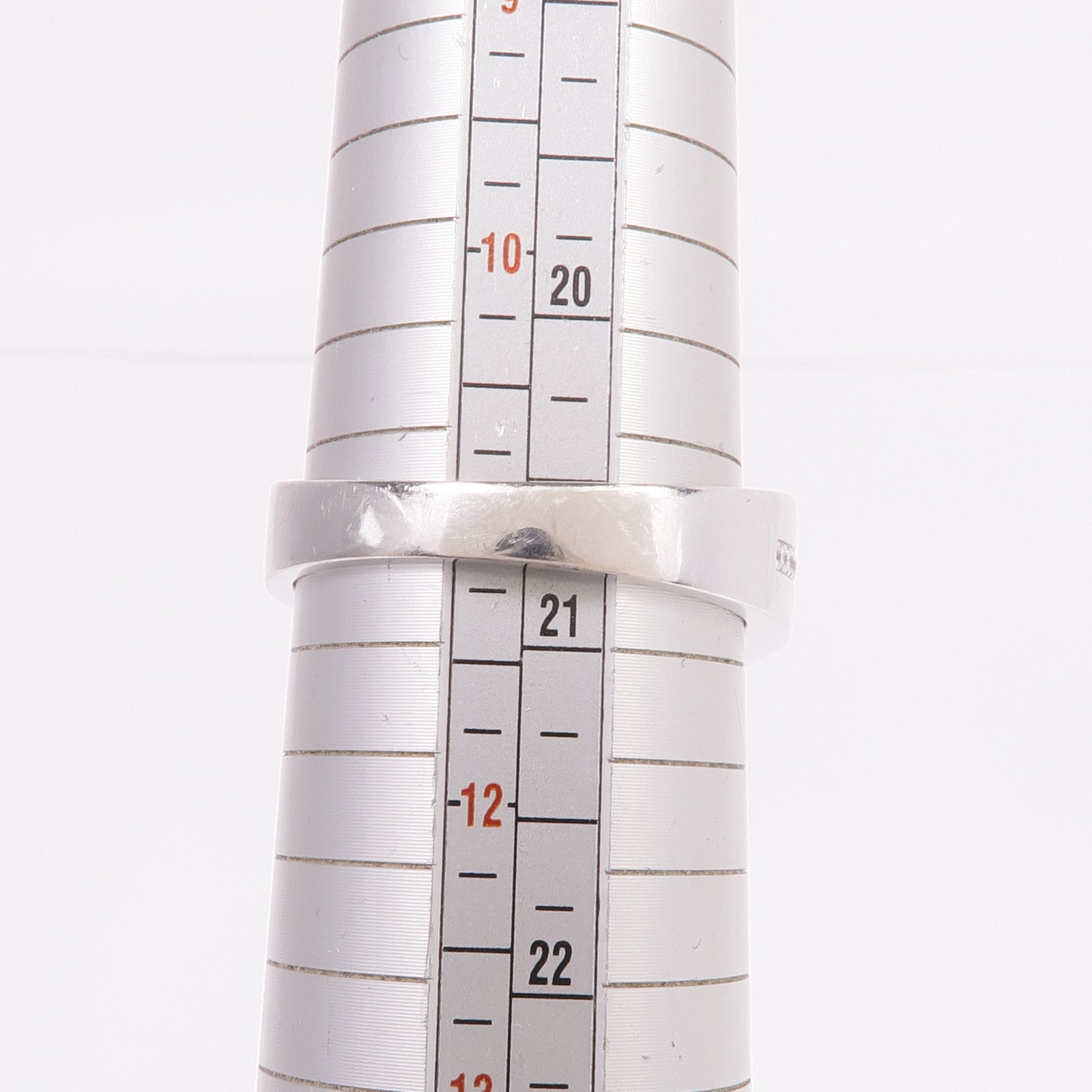 JEWELRY 18K白金Spinel Diamond Ring尖晶石/鑽石戒指US#11