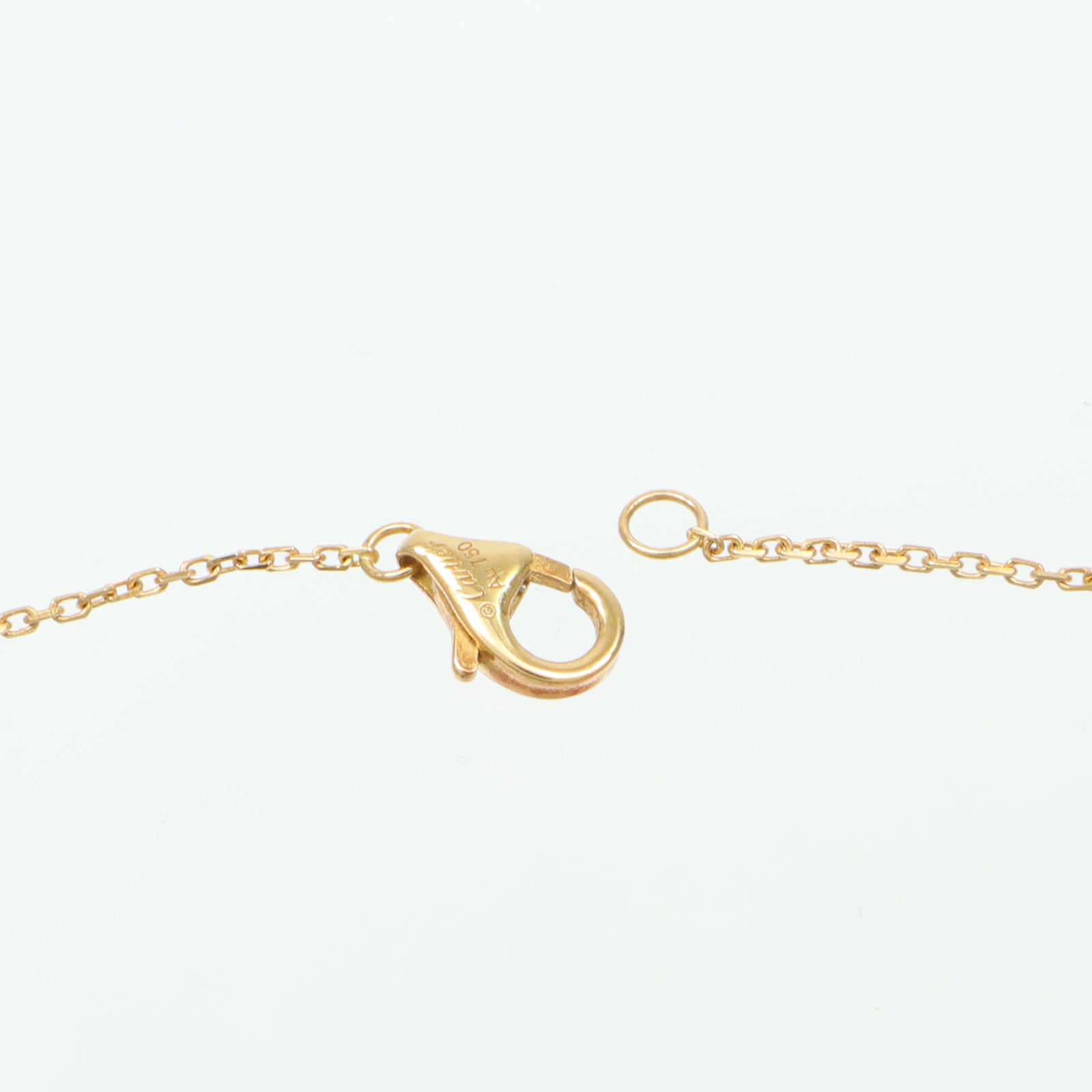 CARTIER 18K黃金Amulette Necklace珍珠母貝/鑽石項鍊