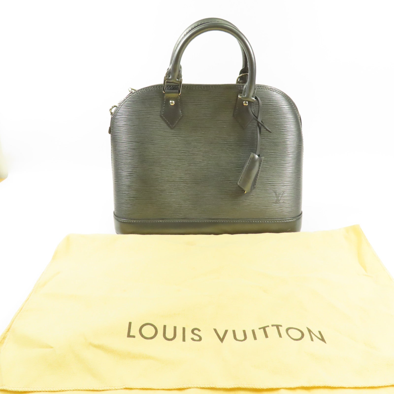 LOUIS VUITTON LV SHW Alma PM Hand Bag M40302 Epi Grey