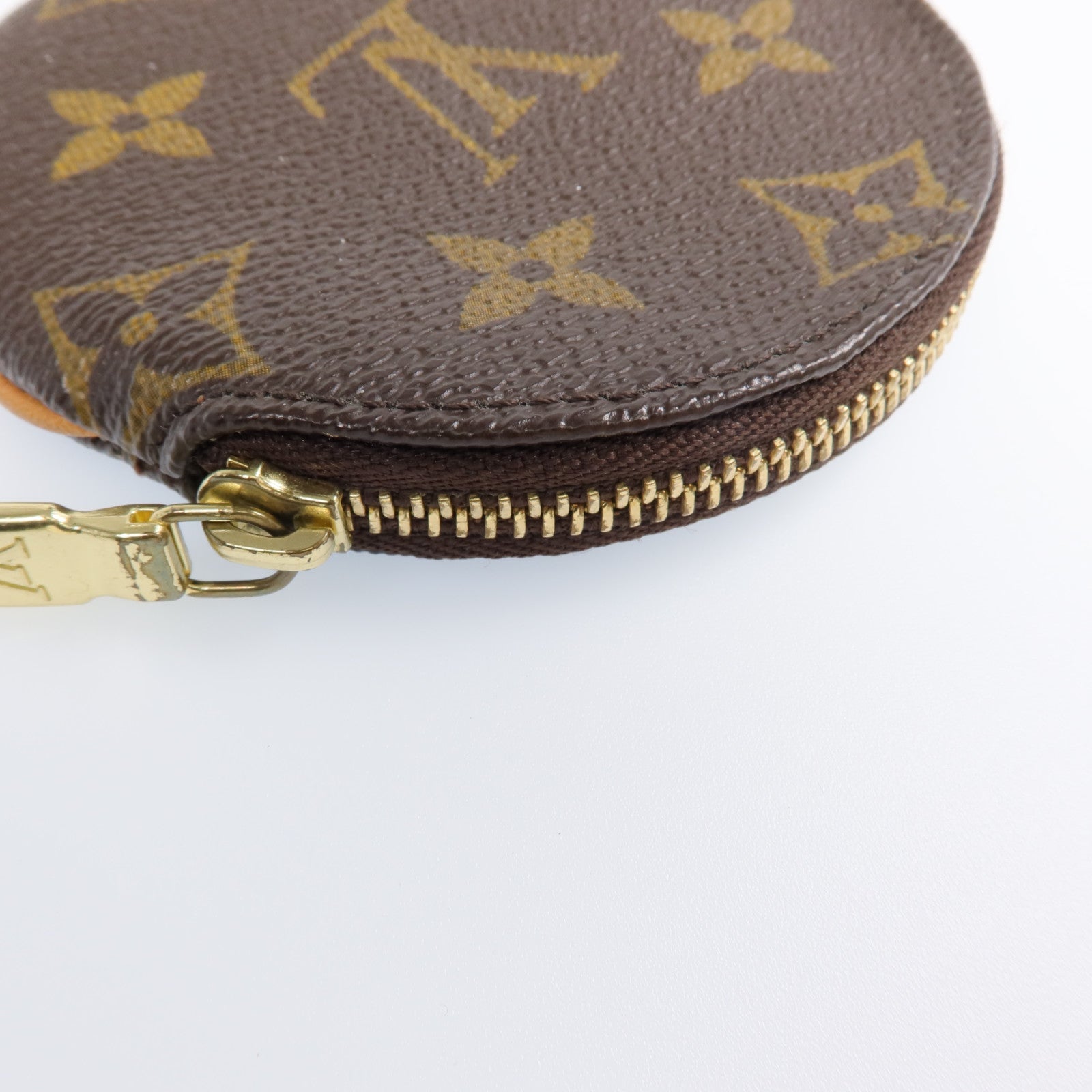 LOUIS VUITTON Monogram Coin Purse金扣零錢包